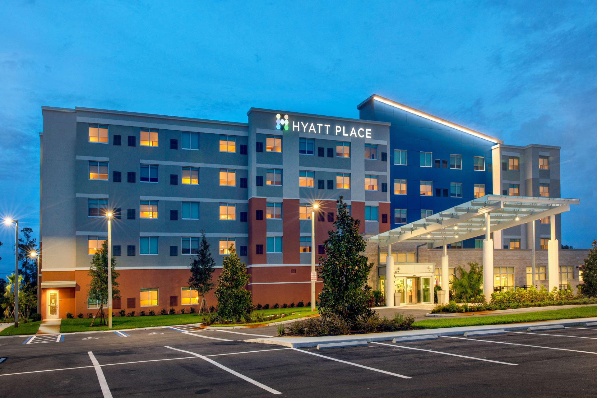 Vista Exterior Hyatt Place Titusville / Kennedy Space Center
