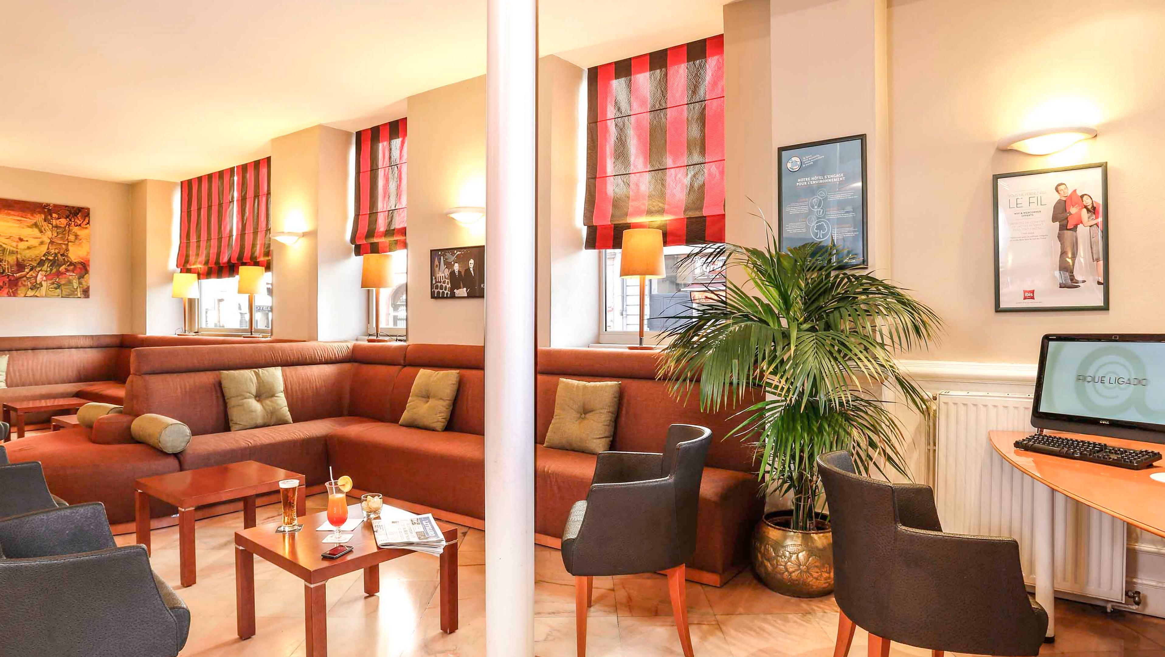 Vista Lobby ibis Toulouse Gare Matabiau