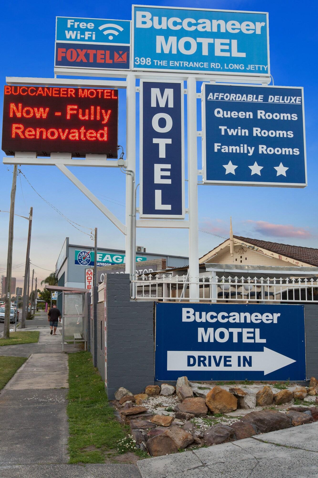 Vista Exterior Buccaneer Motel Pet friendly