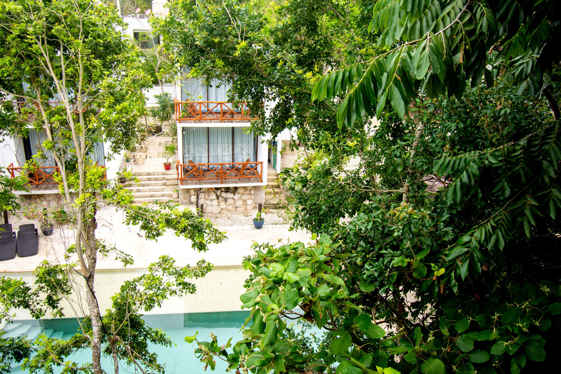 Vista Piscina HOTEL CASA TORTUGA