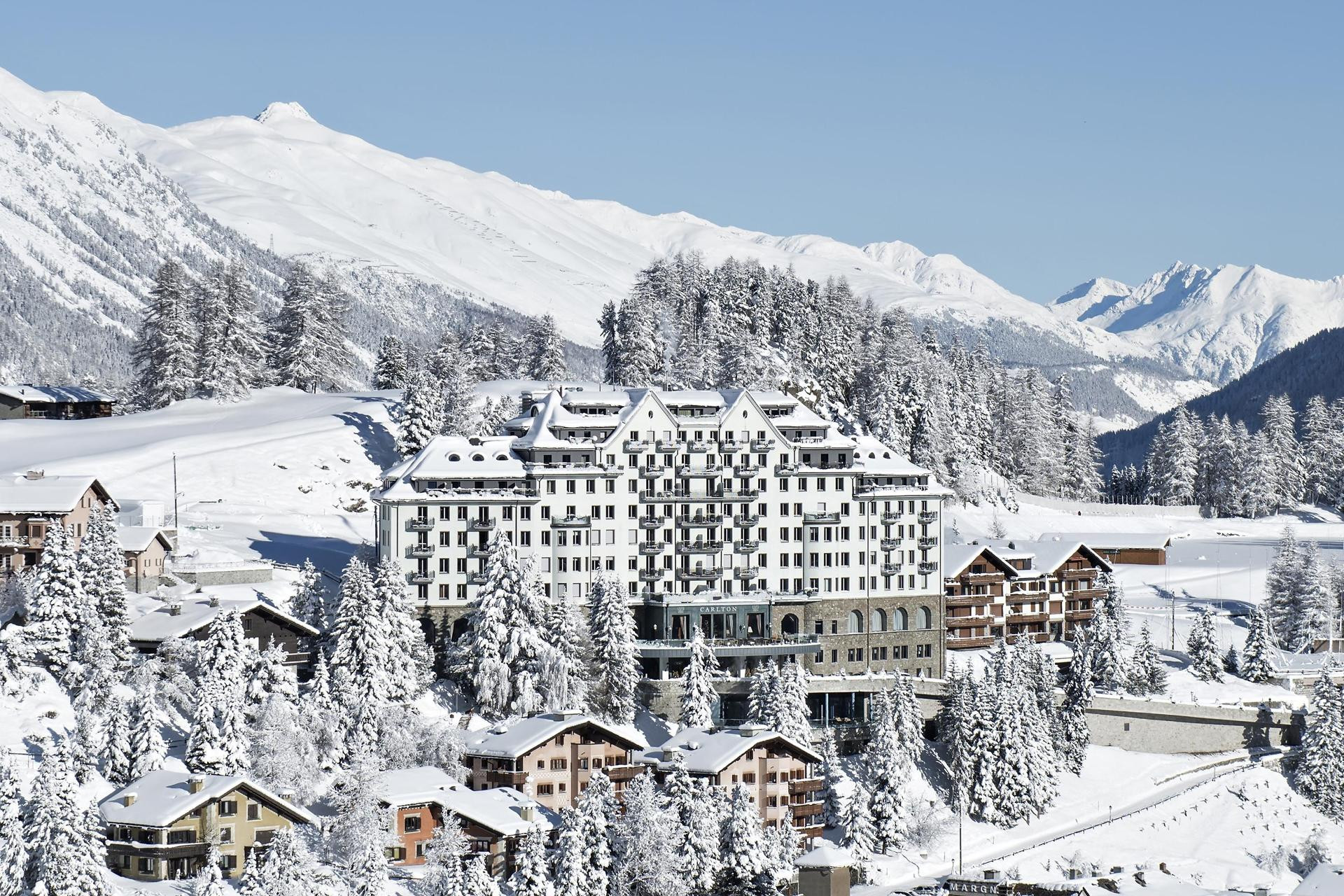 Vista Exterior Carlton Hotel St Moritz