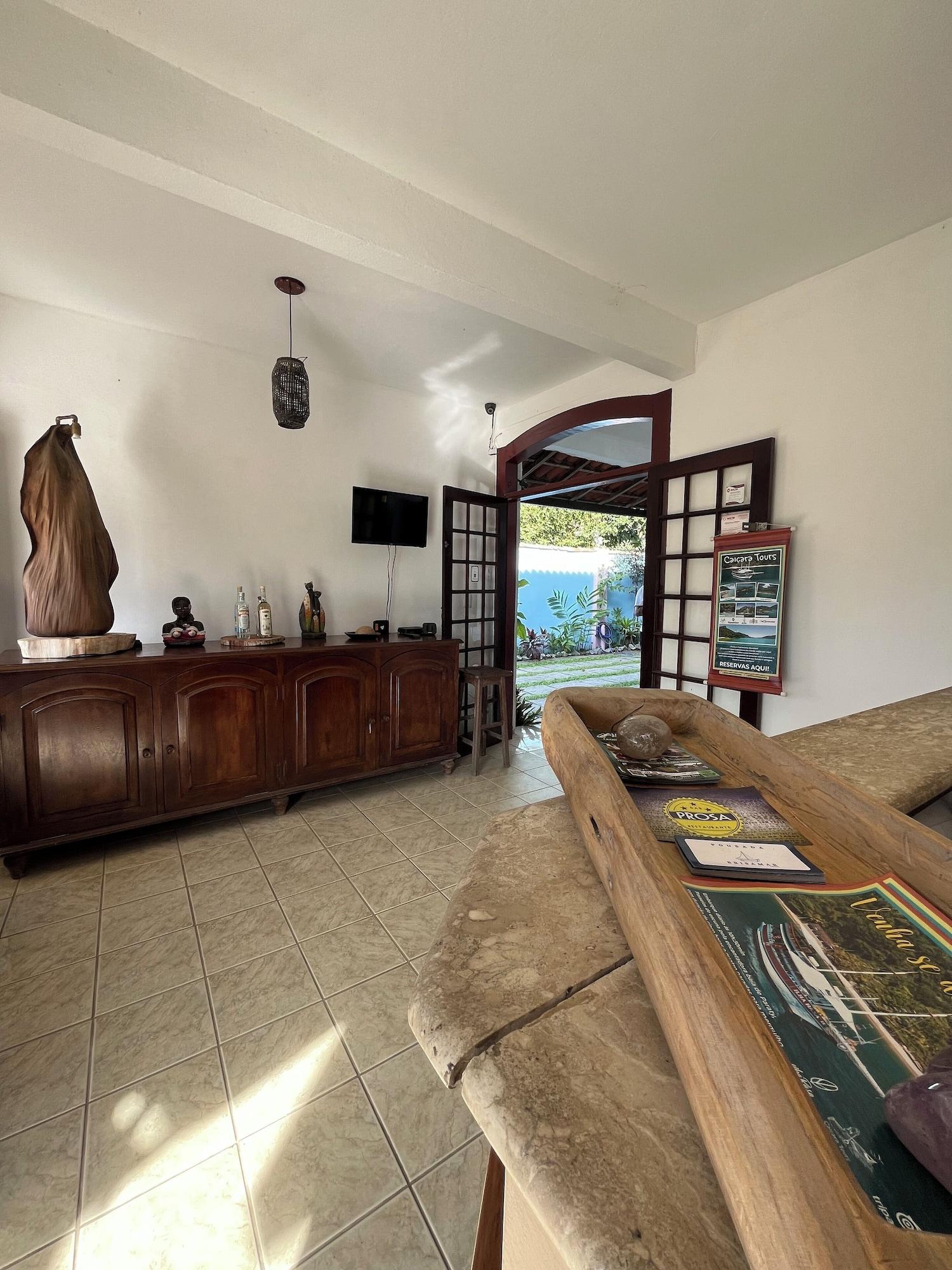 Vista Lobby Pousada Brisamar Paraty