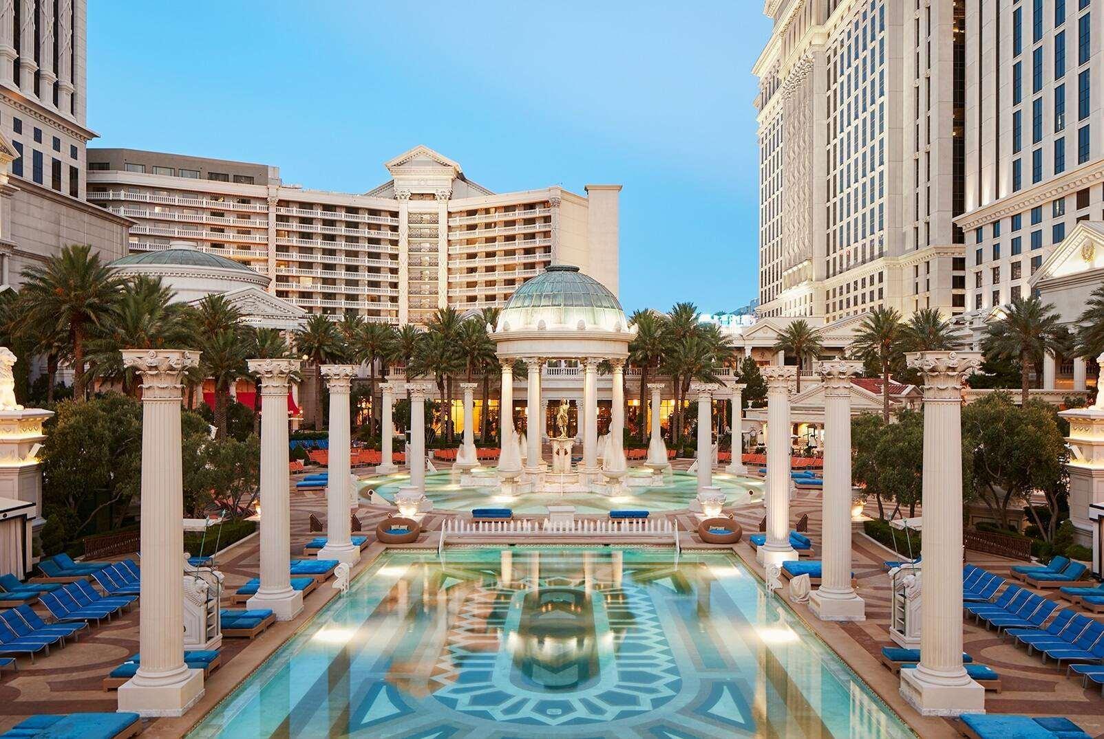 Vista Piscina Caesars Palace