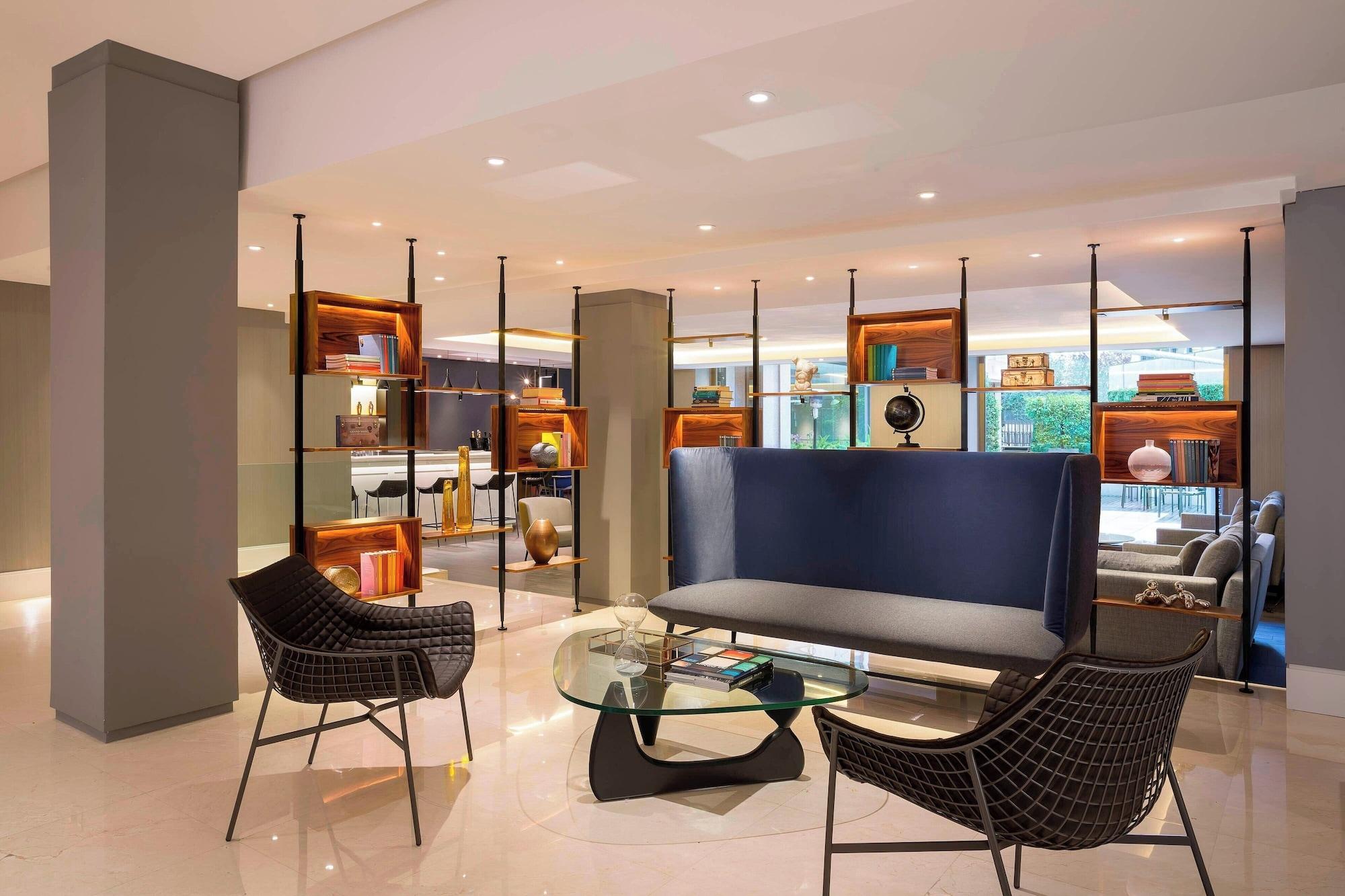 Vista Lobby Le Méridien Visconti Rome