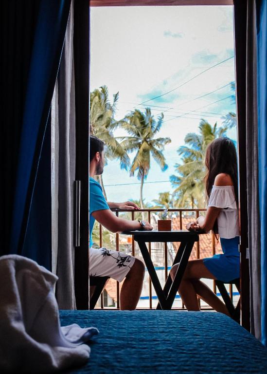 Balcón, patio o terraza Pousada Sete Mares