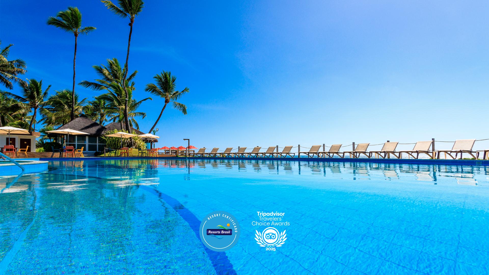 Vista Piscina Armação Resort Porto de Galinhas