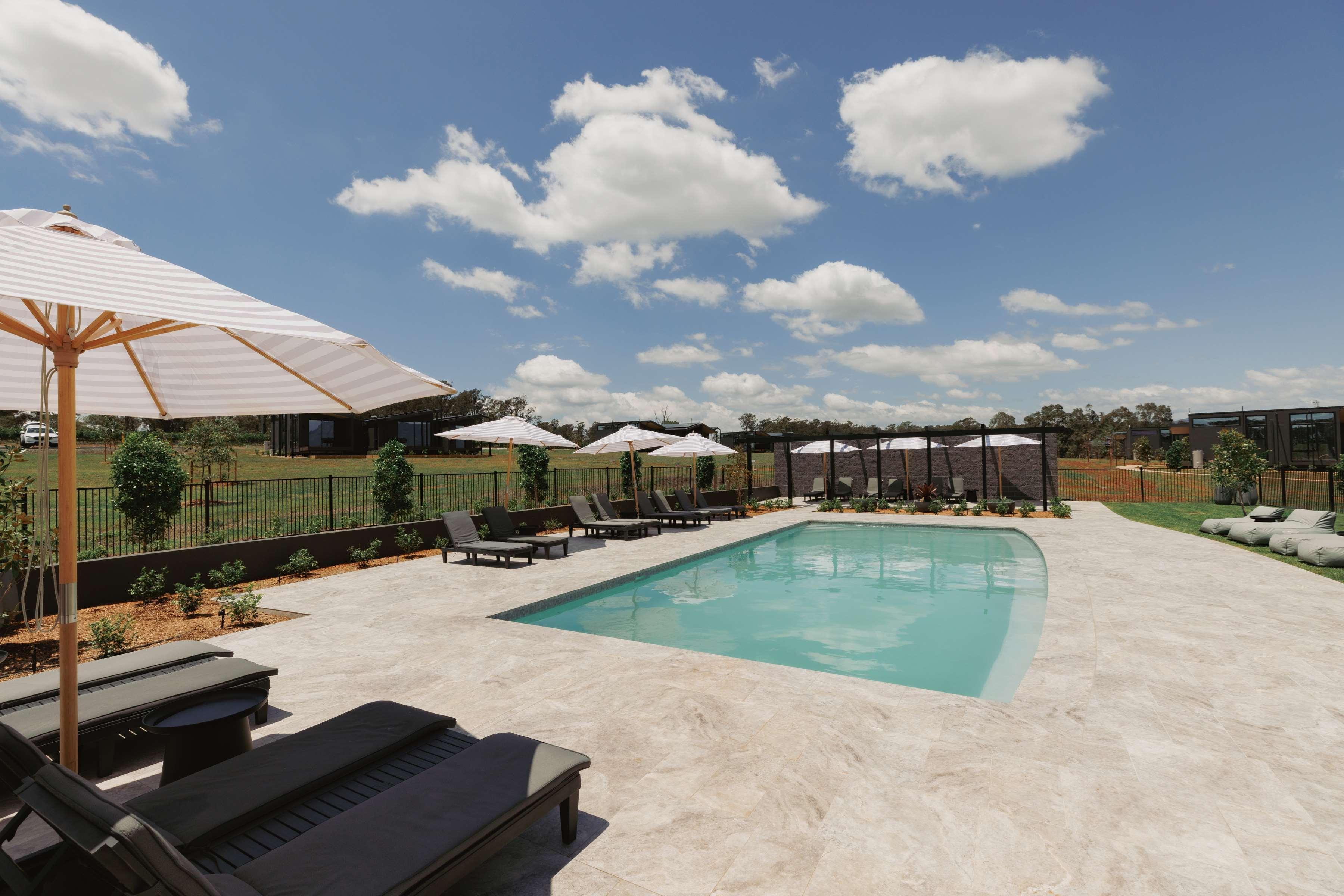 Vista Piscina The Lane Retreat