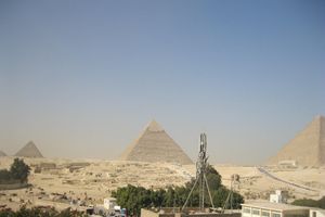 Alquiler Vacacional - Three bedroom apartment with pyramids view roof