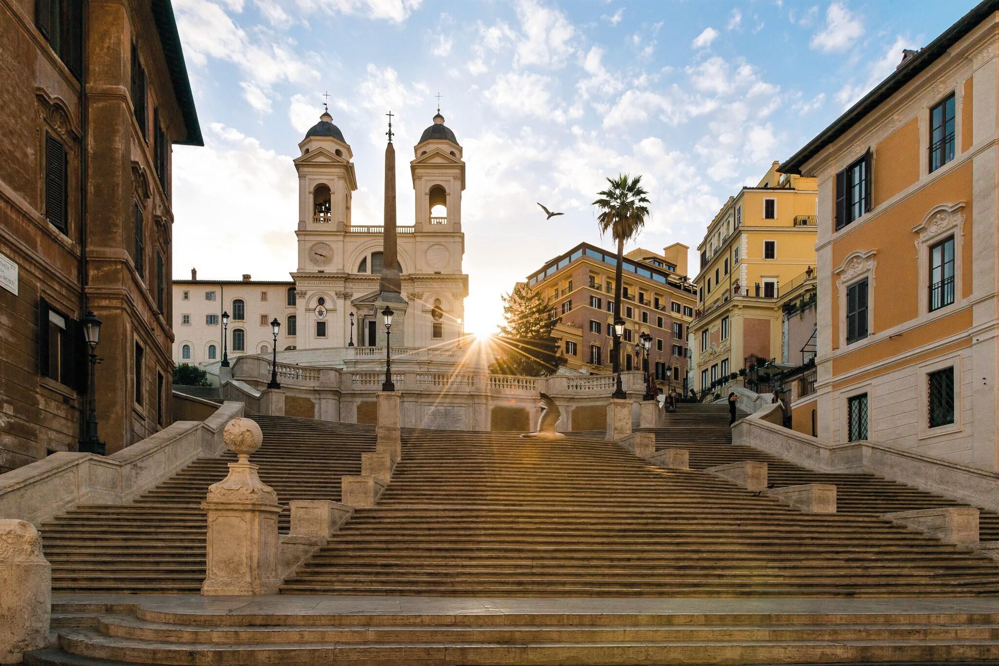 Vista Exterior Hassler Roma