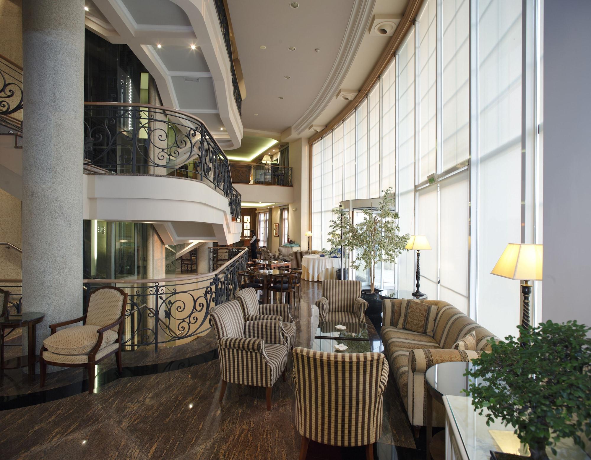 Vista Lobby Gran Hotel Los Abetos