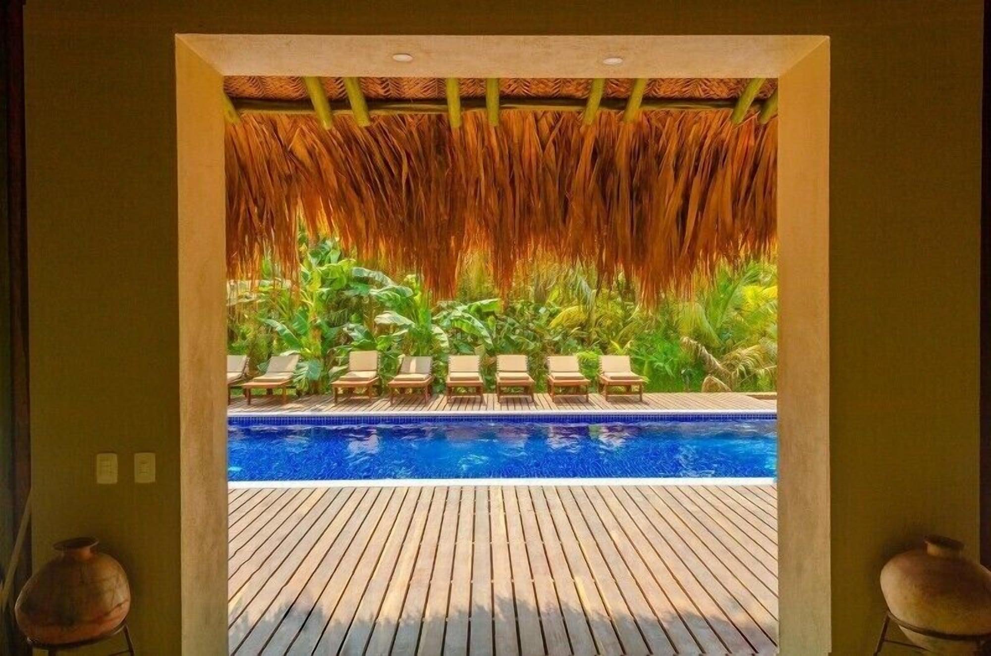 Vista Piscina Ecohab Los Naranjos