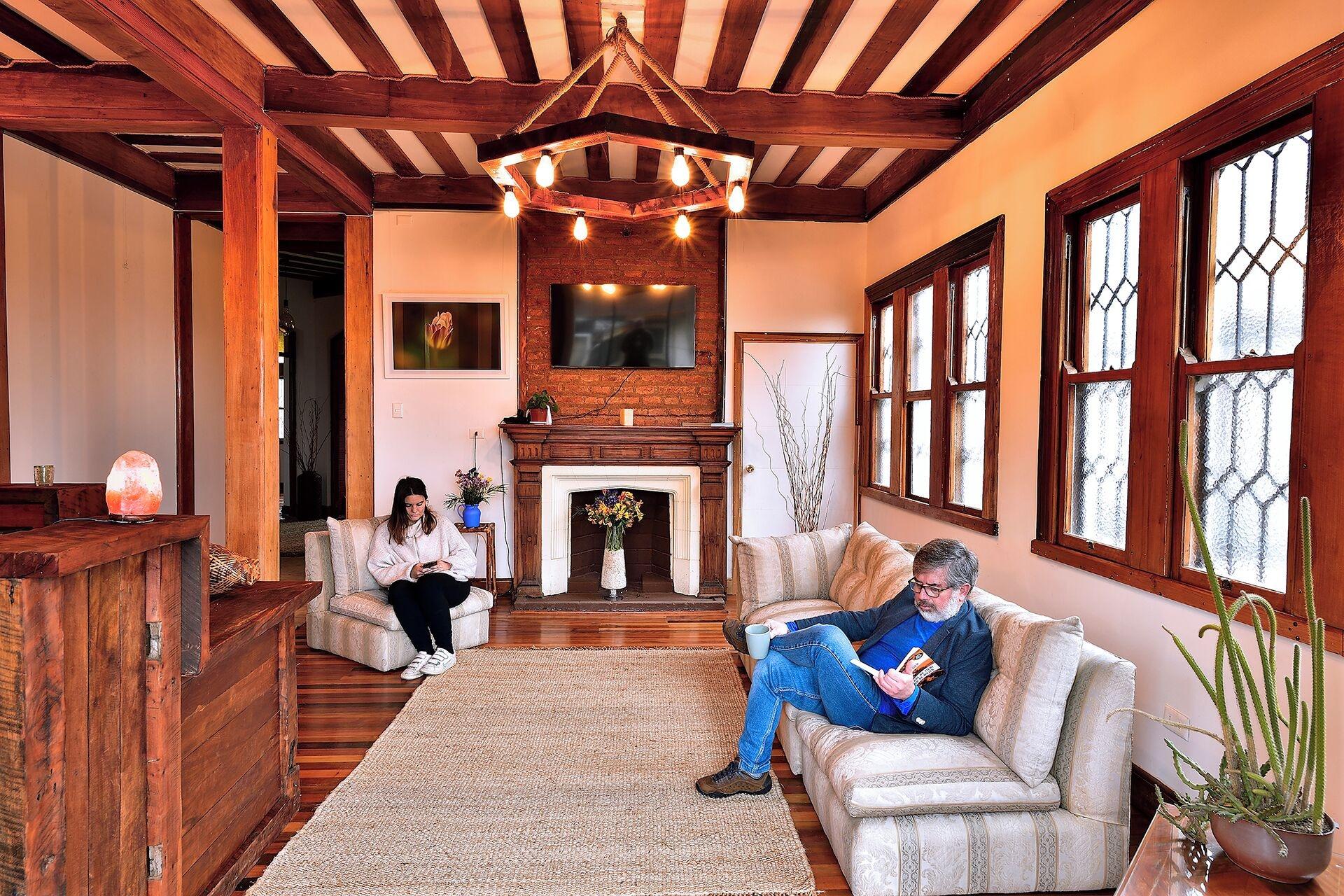 Vista Lobby Hostal La Cofa