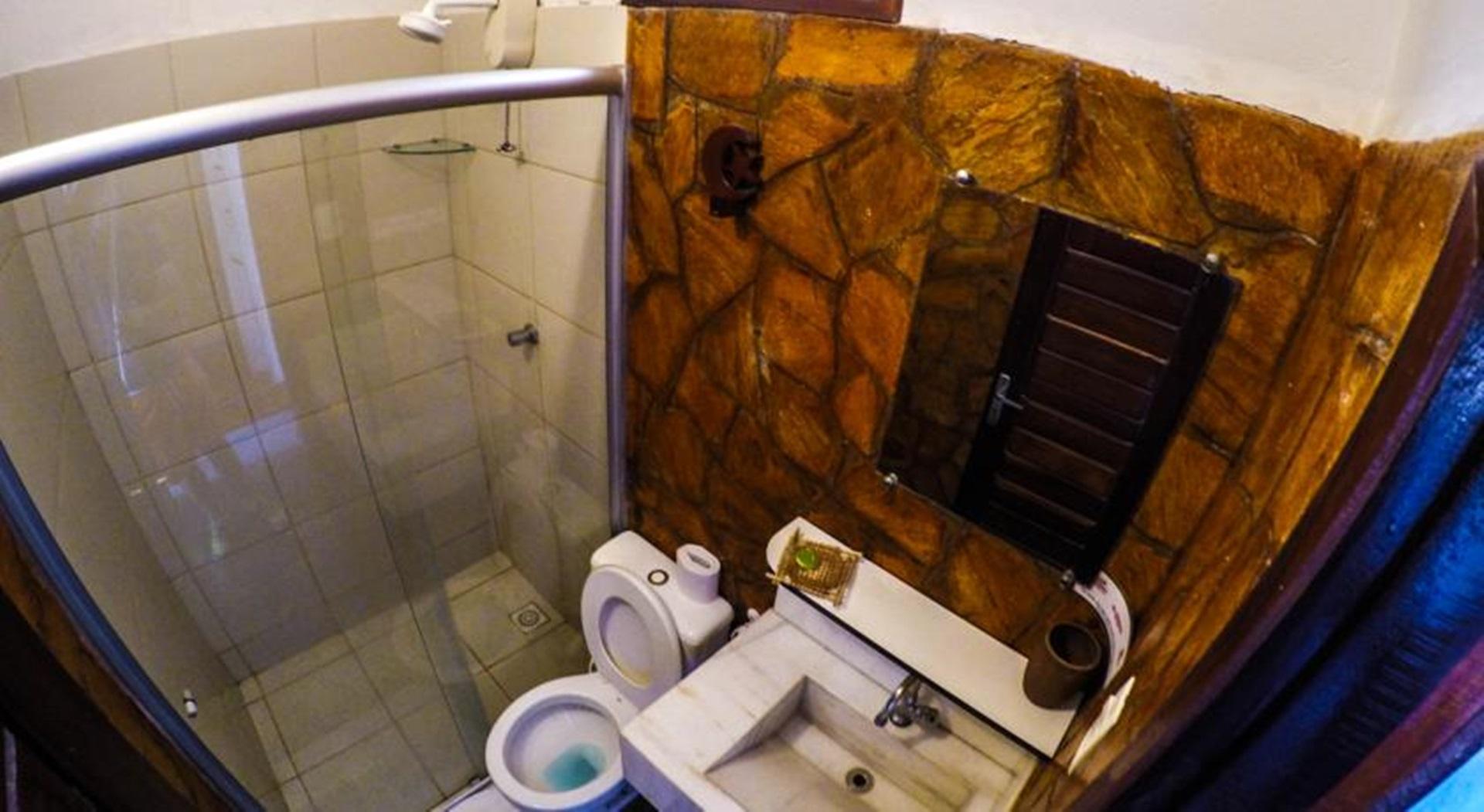 Baño Pousada Lua Estrela