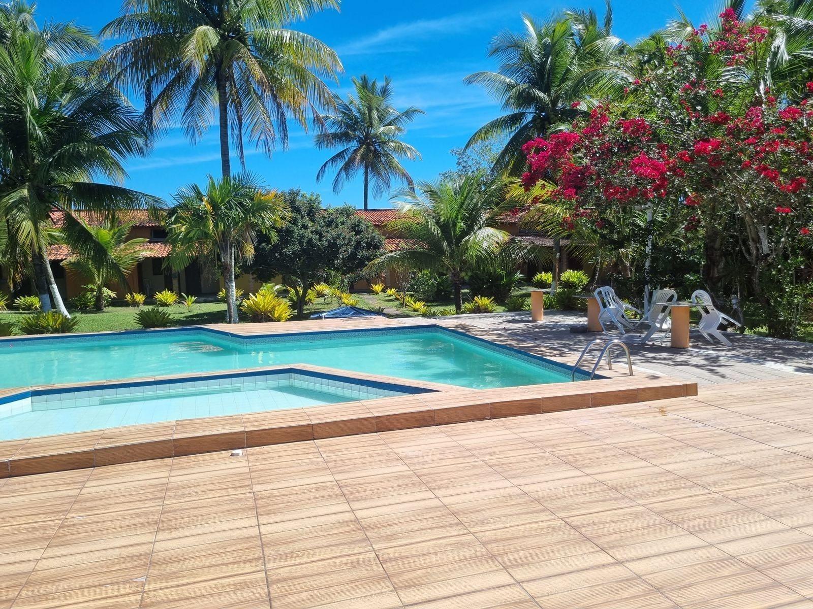 Vista Piscina Pousada Taba de Canes