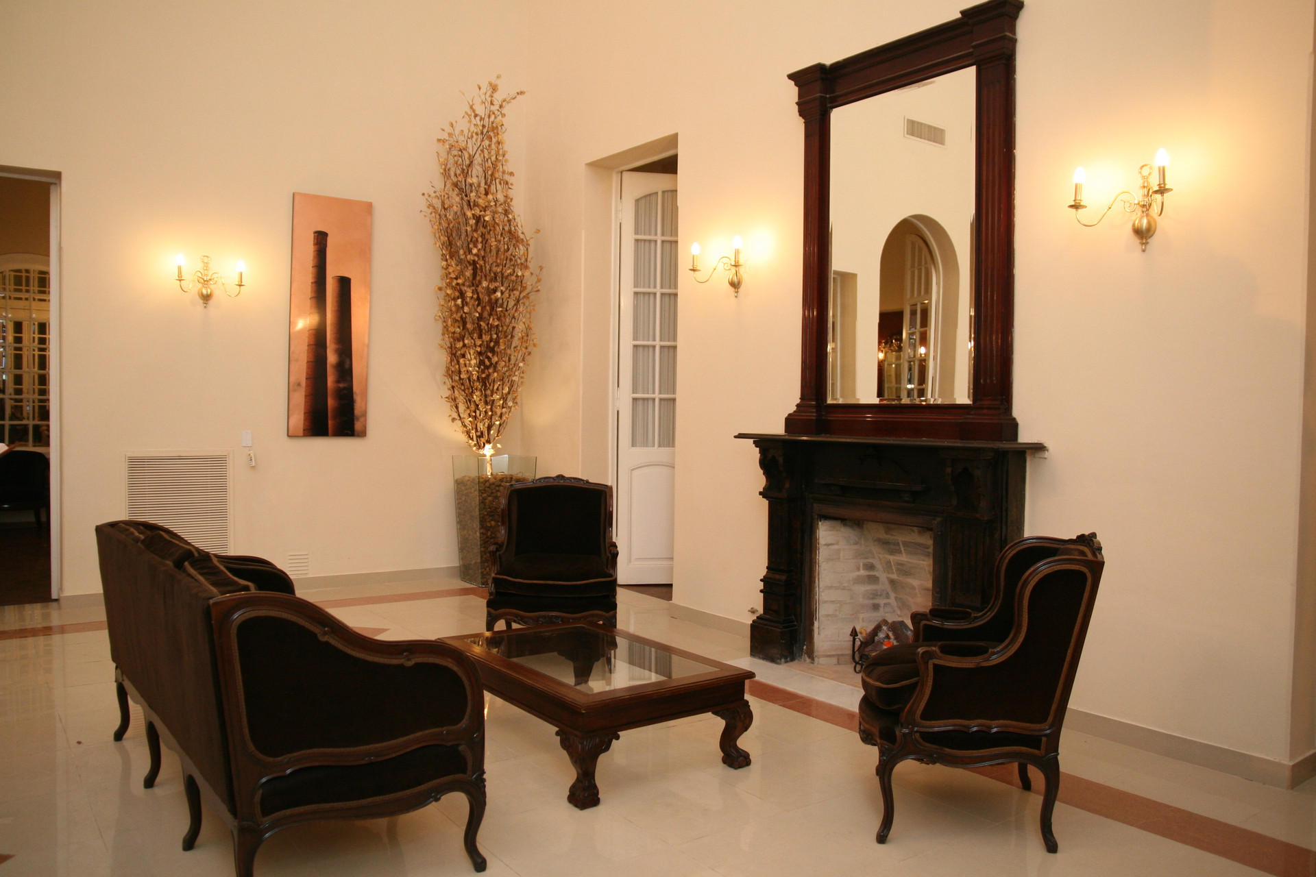 Vista Lobby Posada y Eventos La Casona