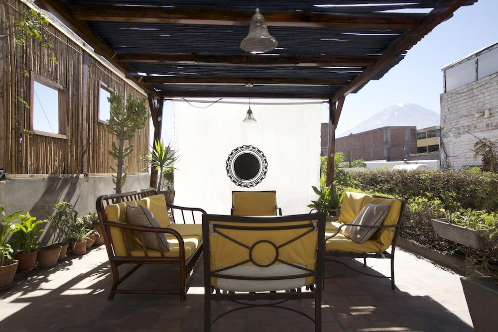 Vista Lobby Hostal Solar de Arequipa