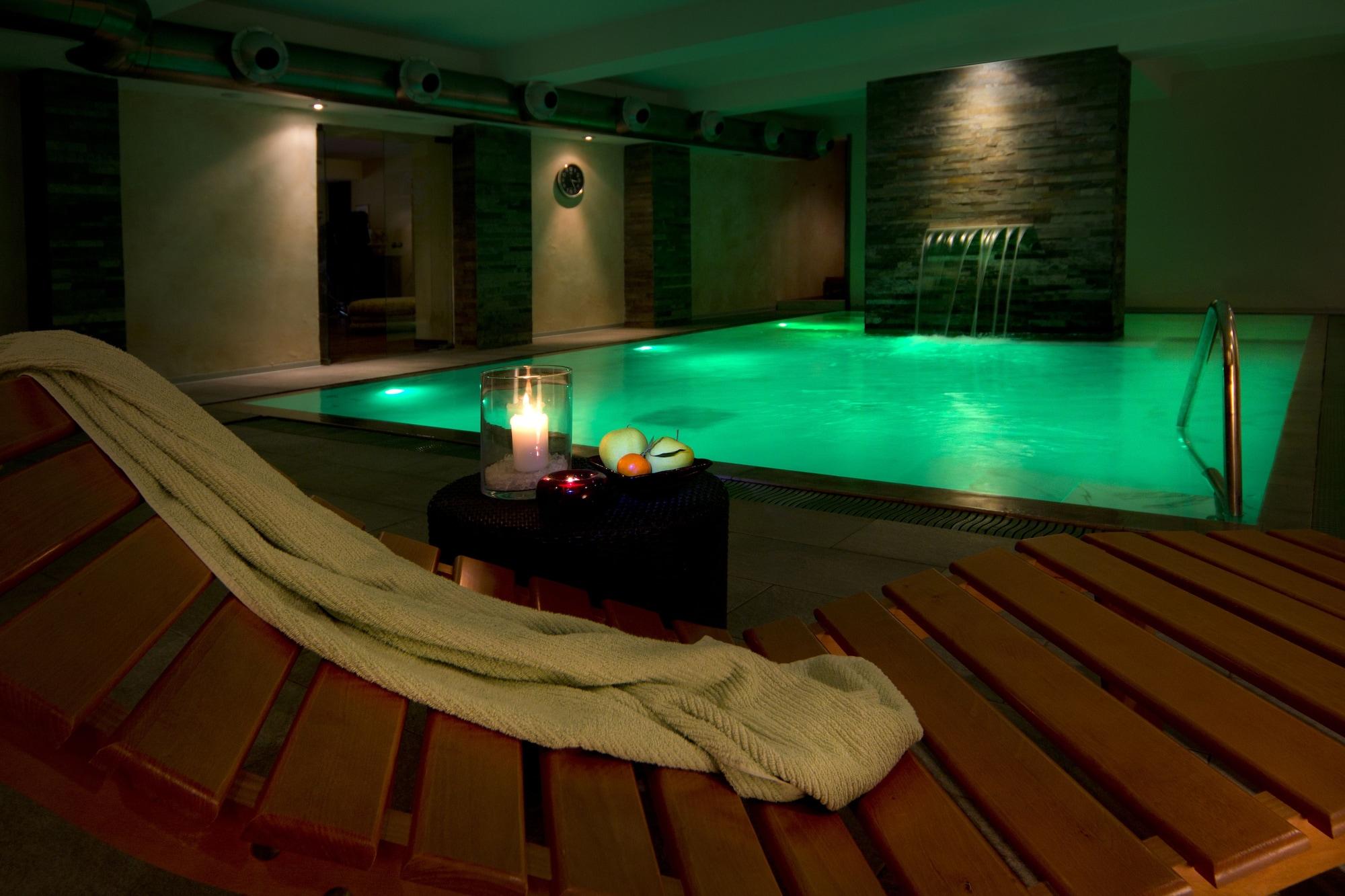 Vista Piscina Grand Hotel Terme