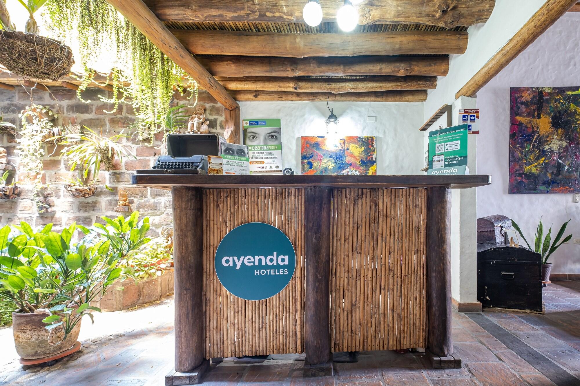 Vista Lobby Ayenda Boutique Macaregua Giron