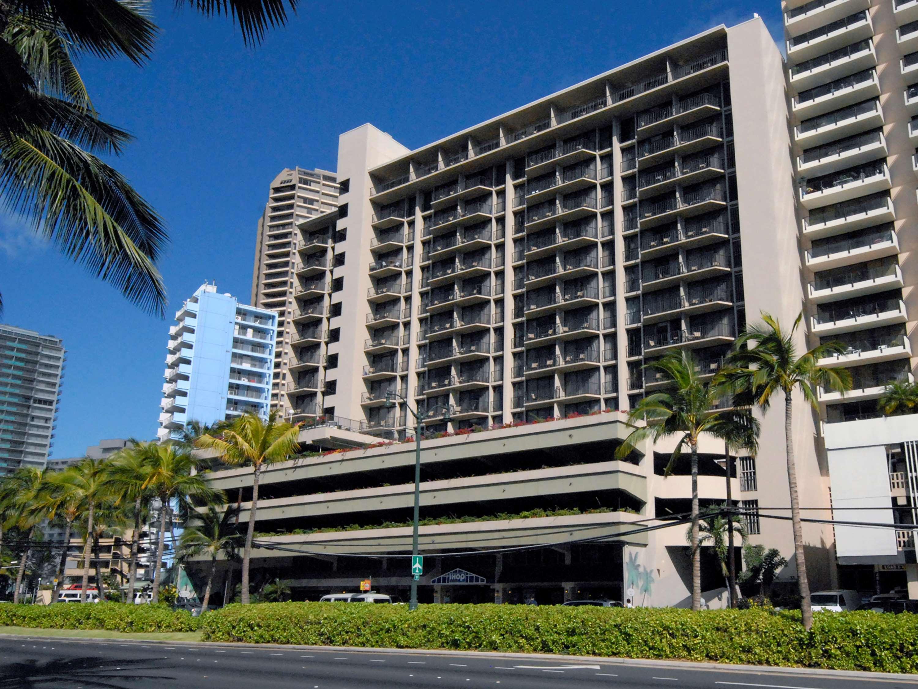 Vista Exterior Aqua Palms Waikiki