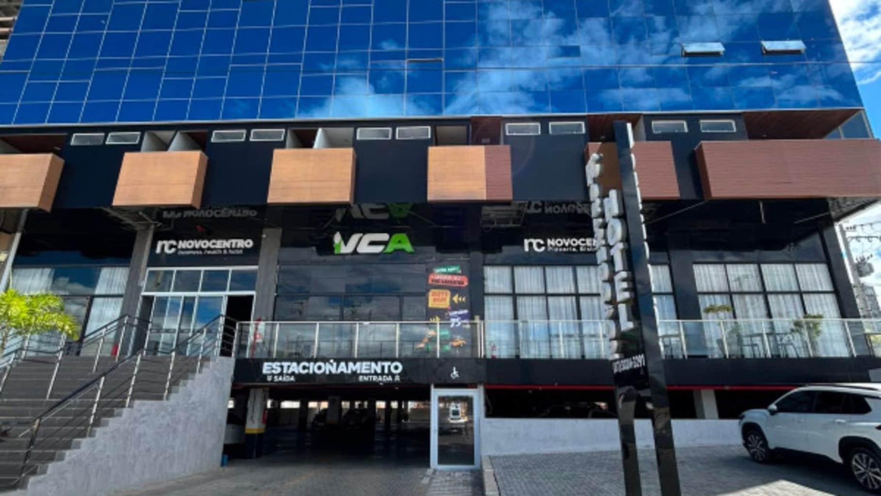 Vista da fachada Hotel Novo Centro