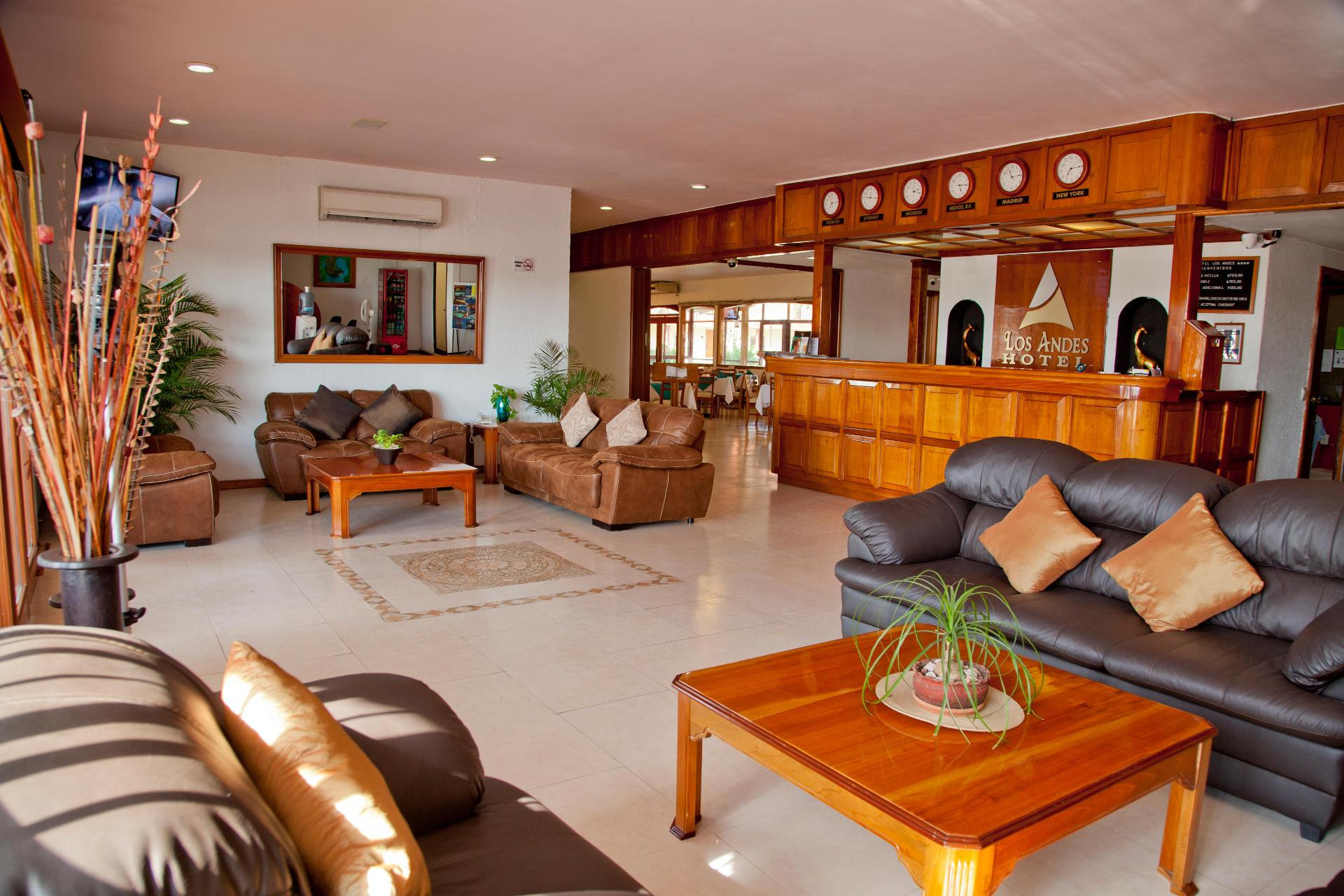 Vista Lobby Hotel Los Andes