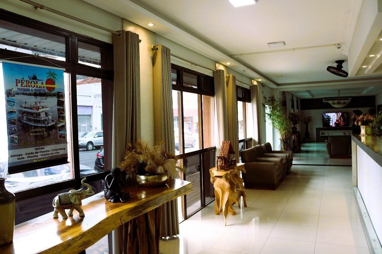 Vista do lobby SANTA MONICA PALACE HOTEL