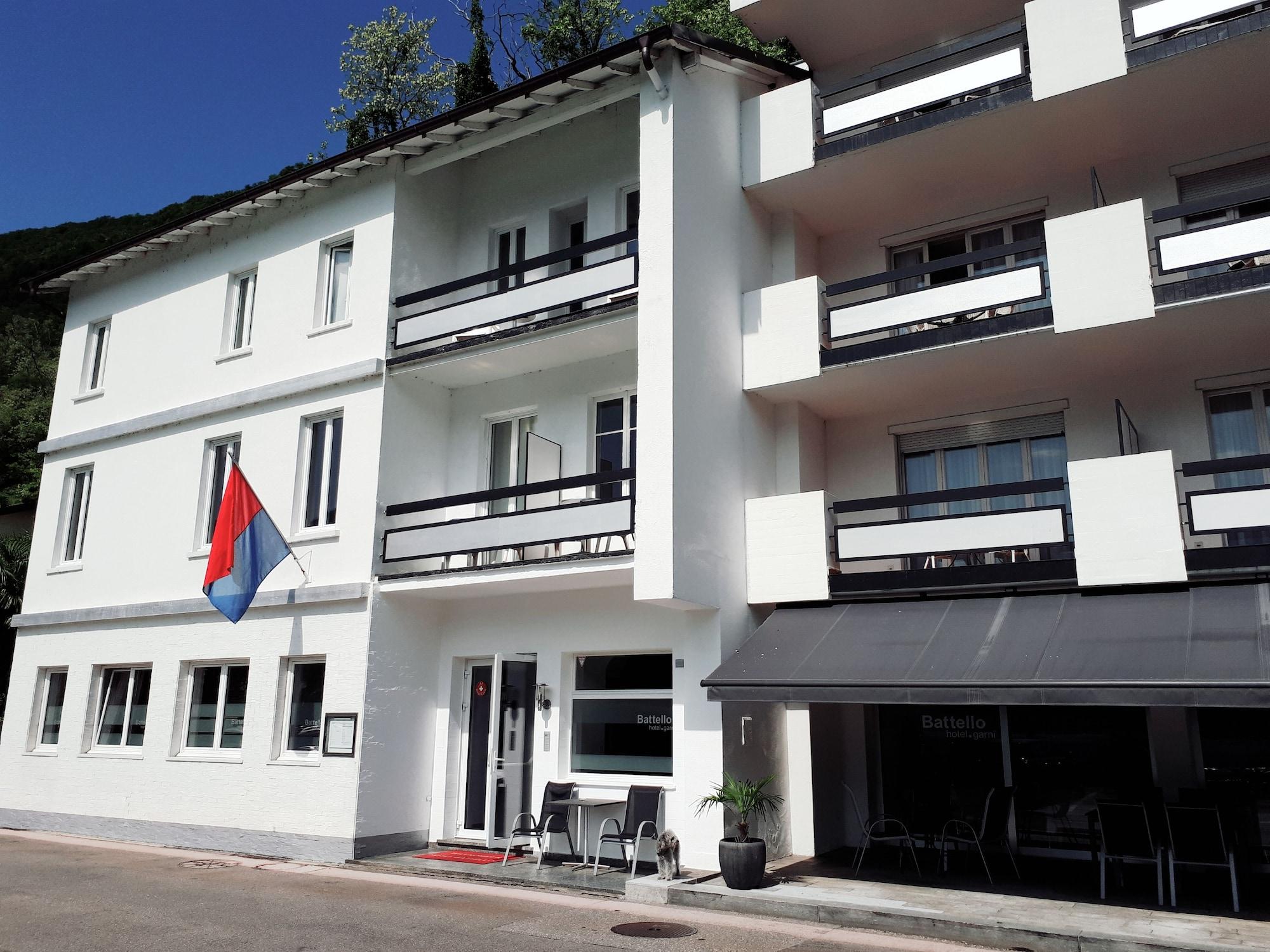 Vista Exterior Hotel Garni Battello
