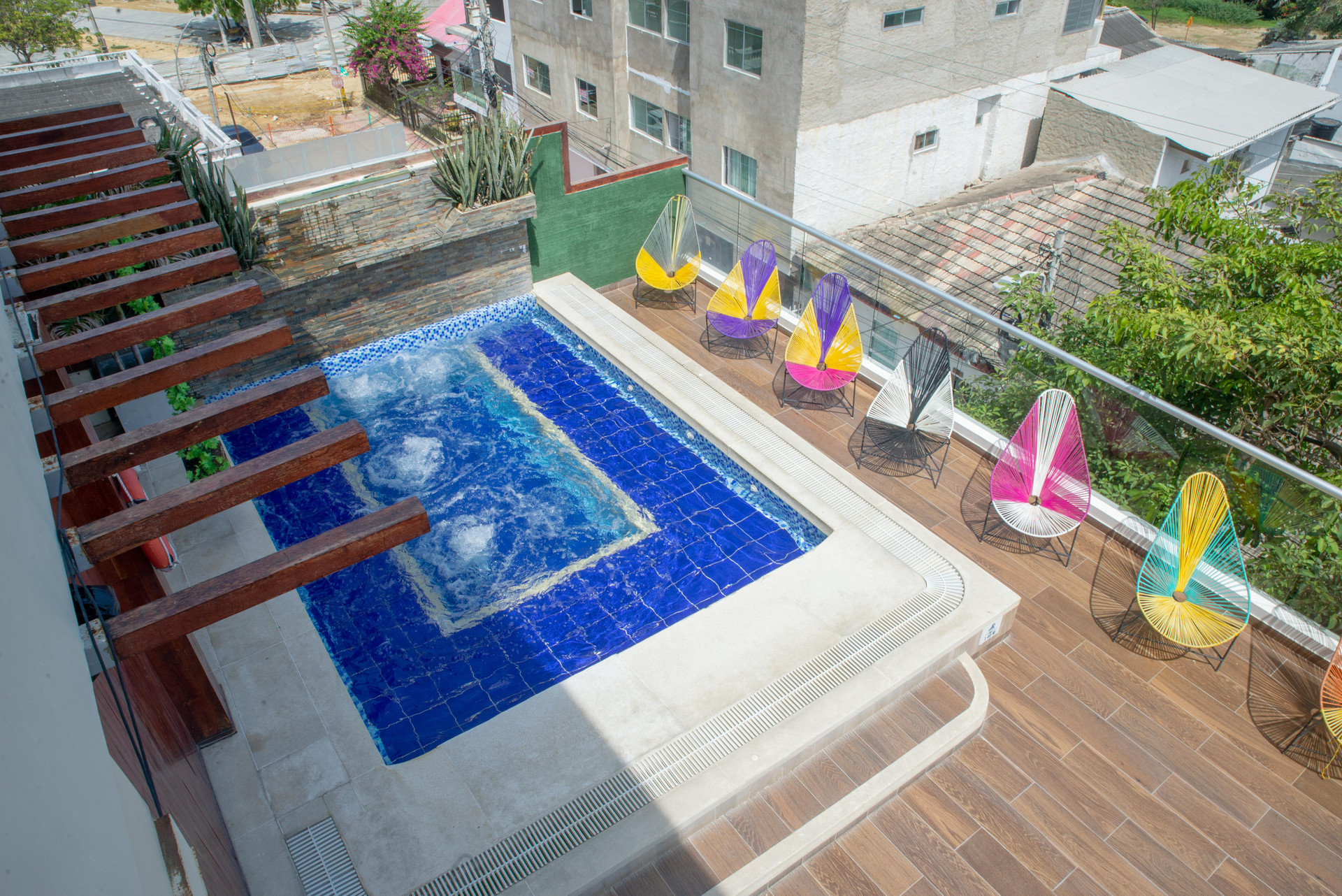 Vista Piscina Ayenda Puerto Colombia