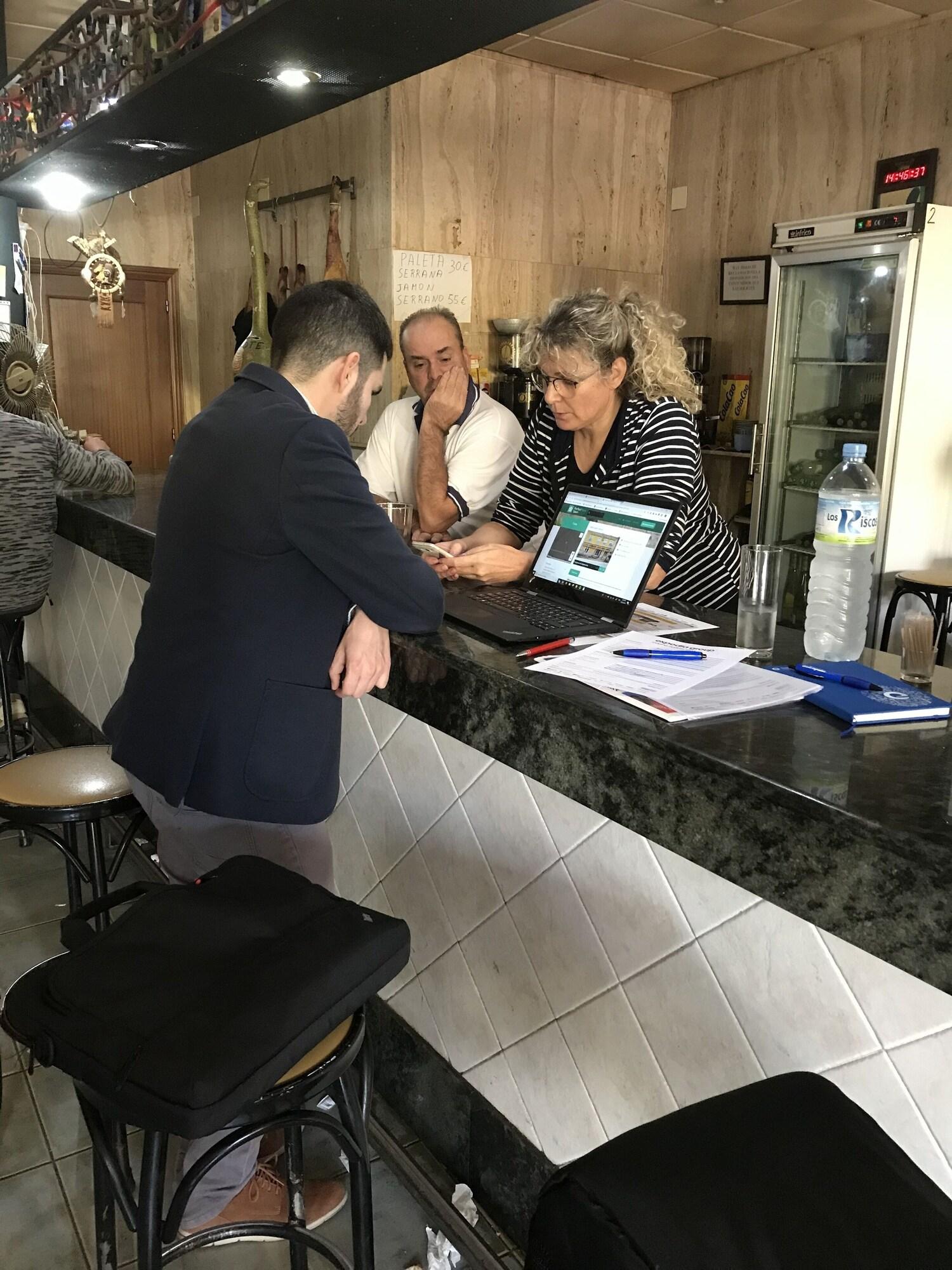 Vista Lobby Hotel Cuatro Vientos