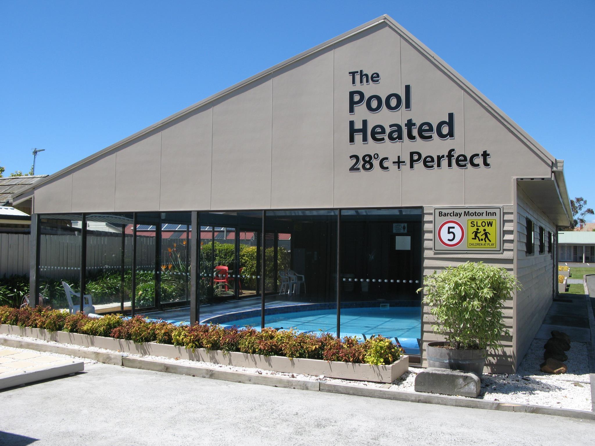 Vista Piscina Barclay Motor Inn