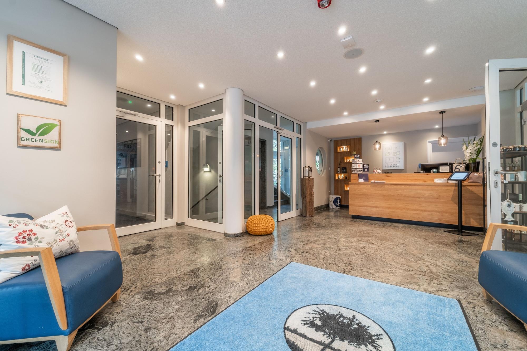Vista Lobby Auszeit Garni Hotel Hamburg