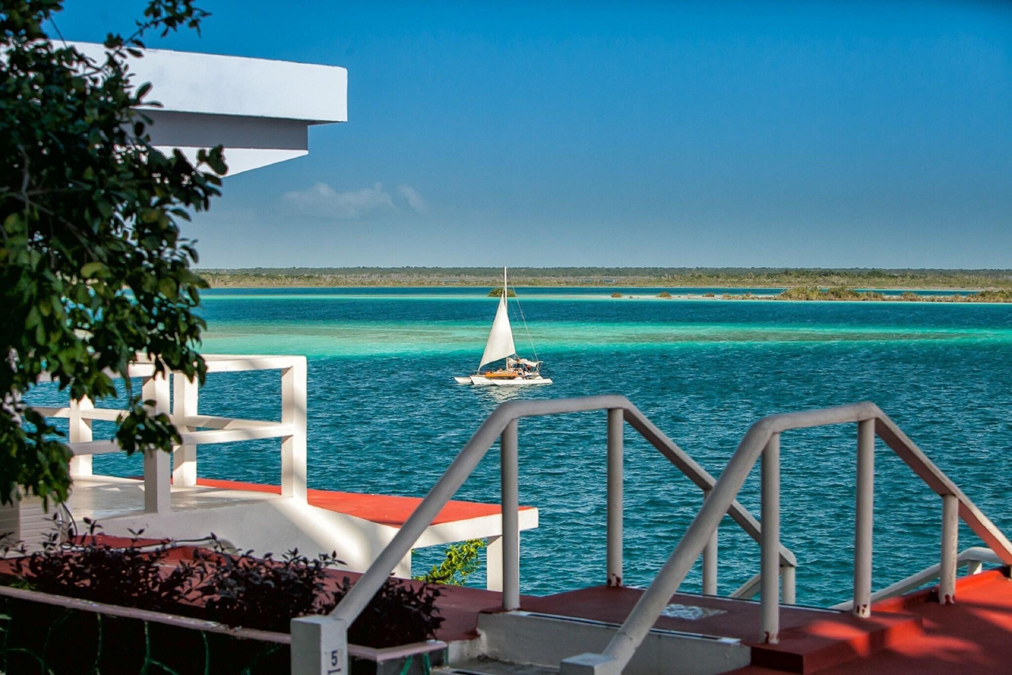 Vista Exterior Hotel Laguna Bacalar