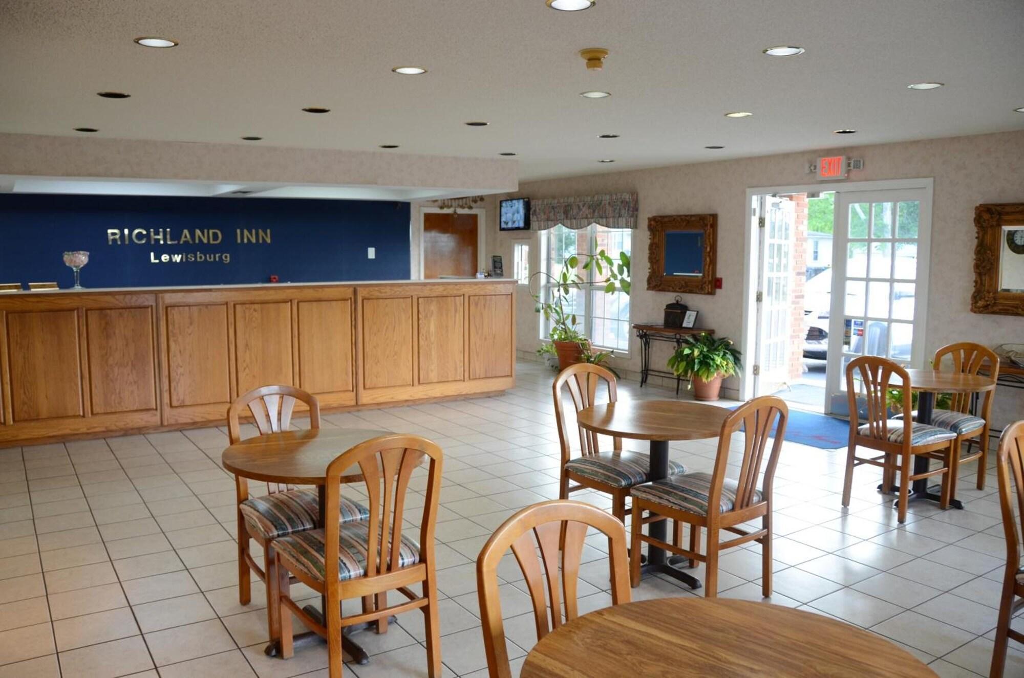 Vista Lobby A Richland Inn Lewisburg