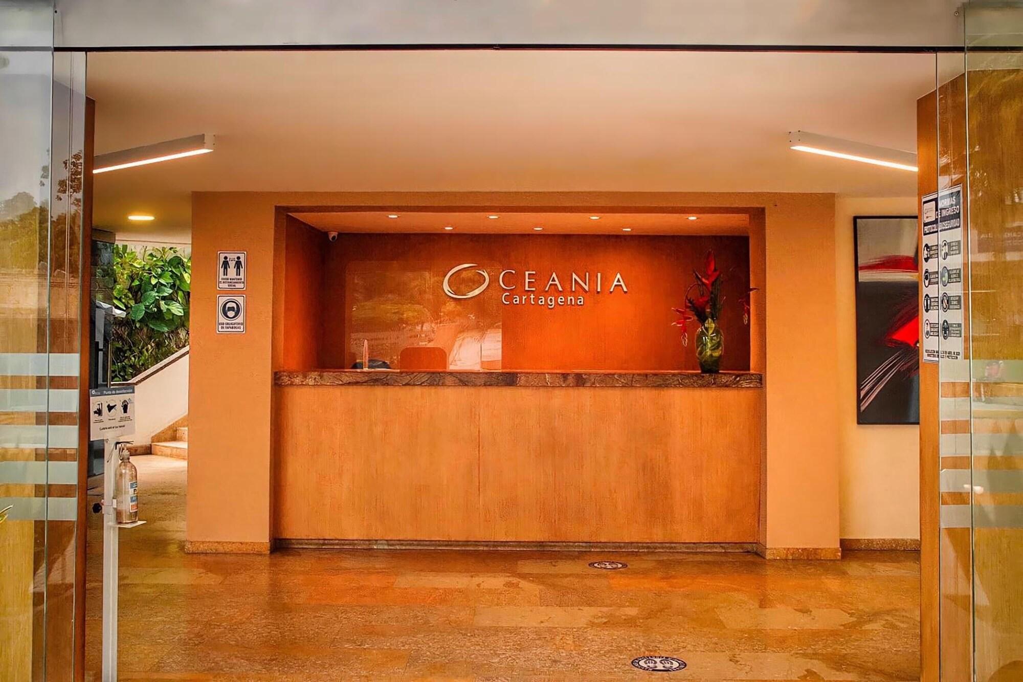Vista Lobby Hotel Oceania Cartagena