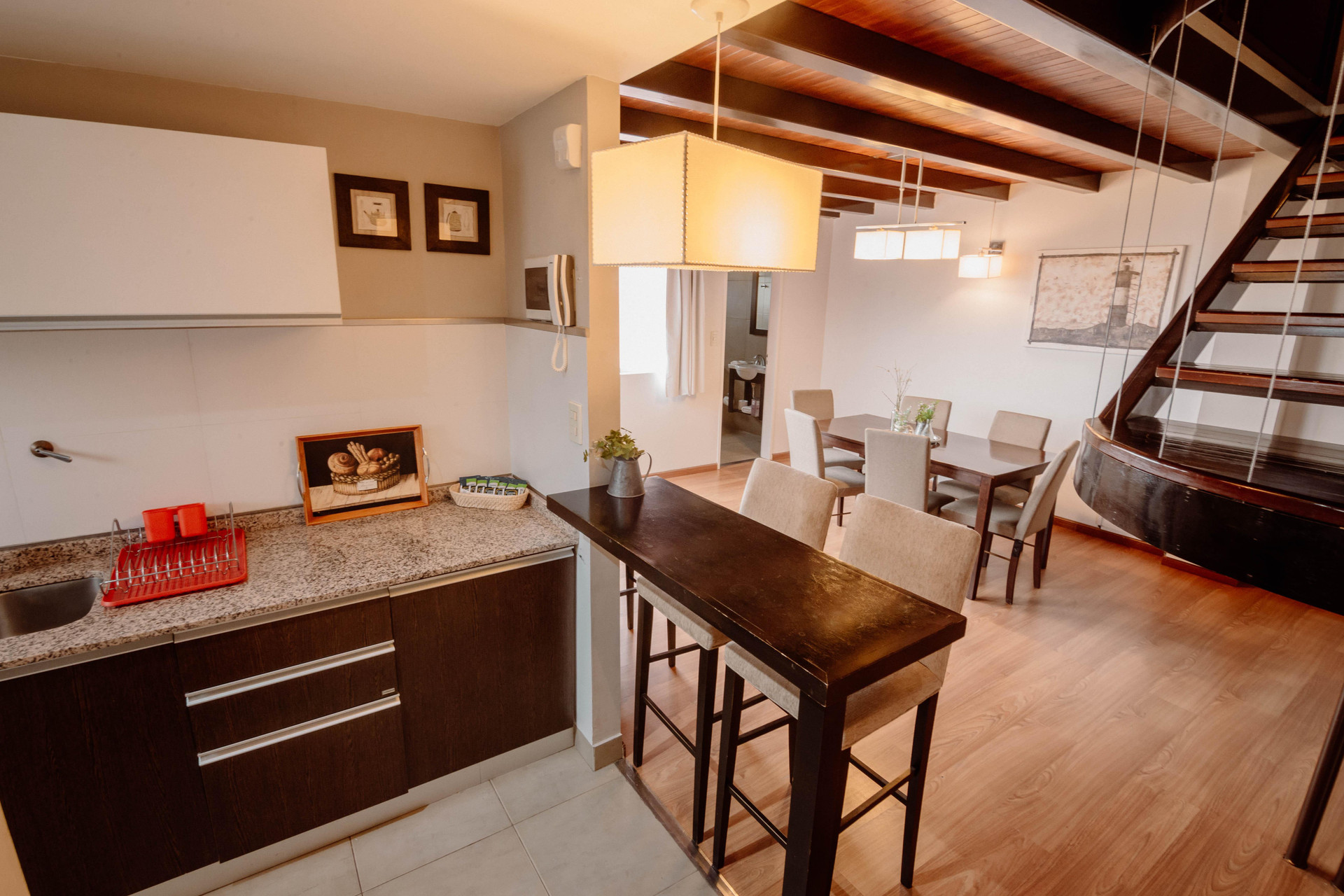 Zona de estar Ushuaia Homes Downtown