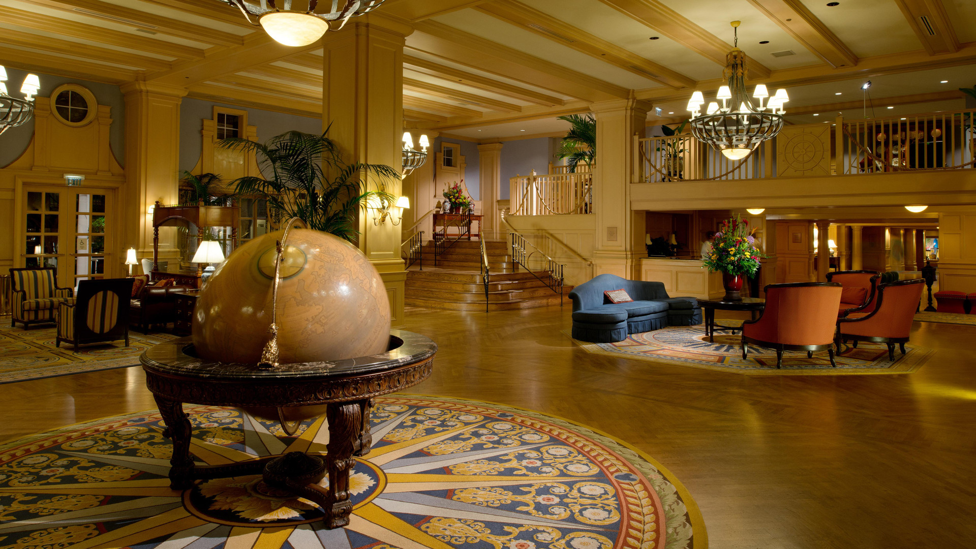 Vista Lobby Disney's Yacht Club Resort