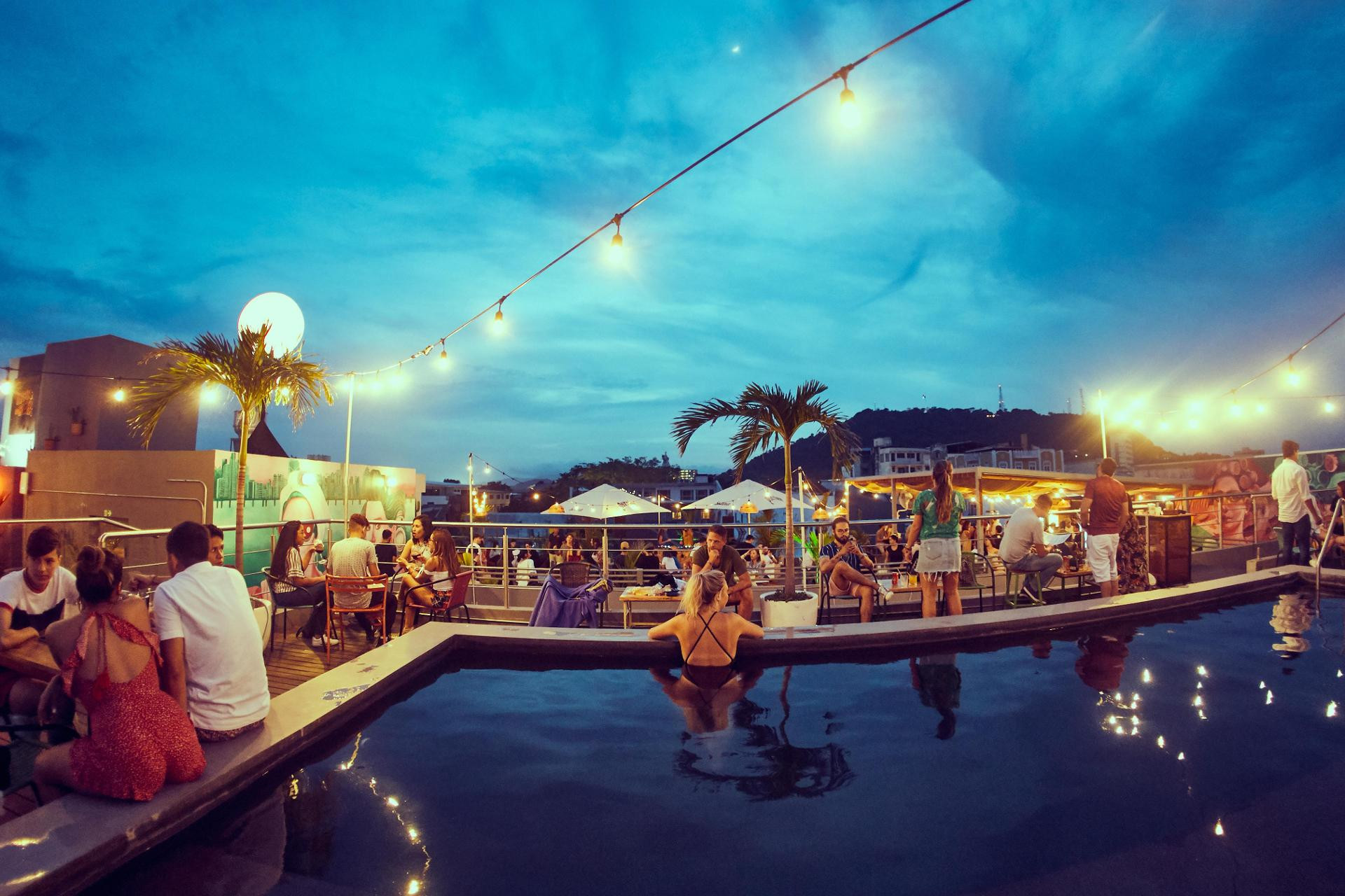 Vista Piscina Socialtel Casco Viejo Panama City  (formerly Selina)