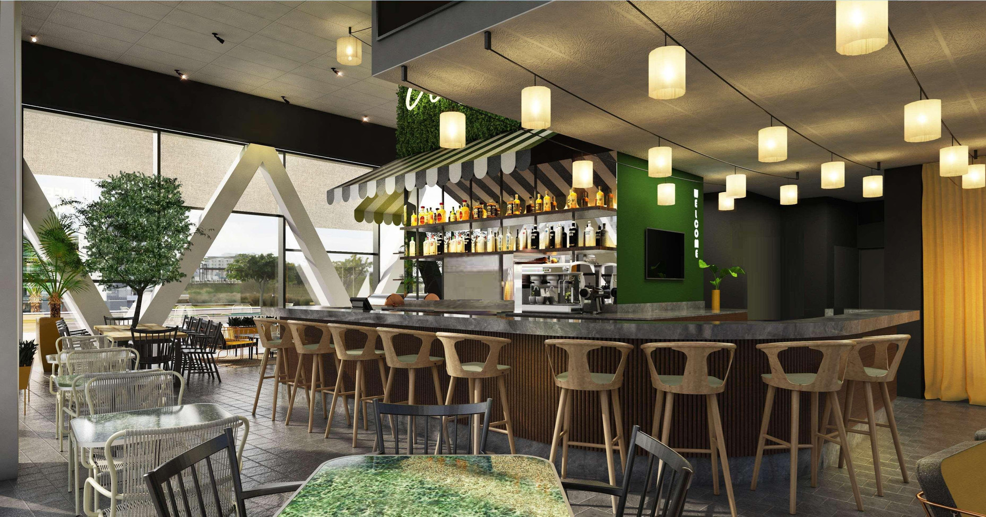Vista Lobby Best Western M-Treize Paris Asnieres