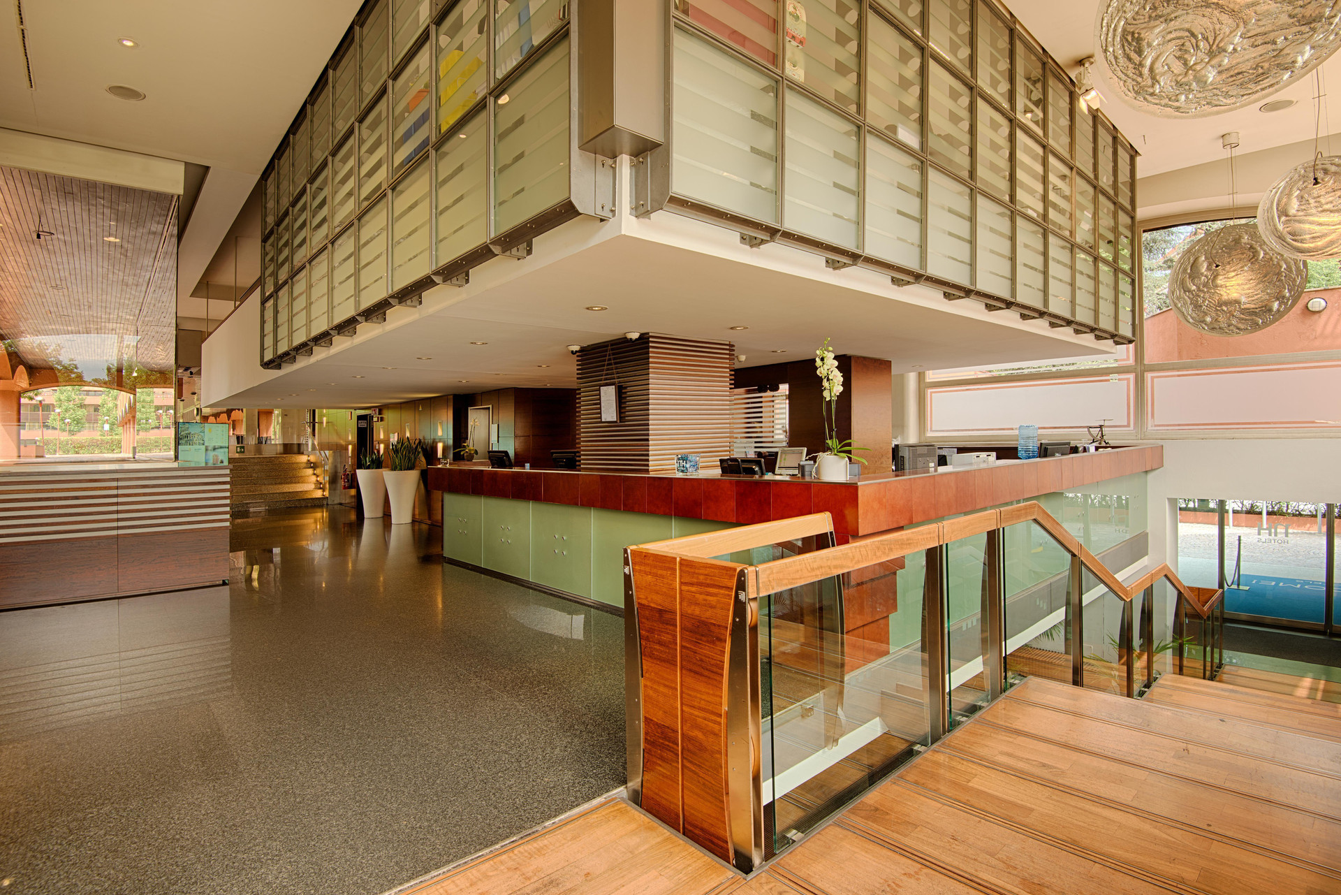 Vista Lobby Nh Hotel Milano 2