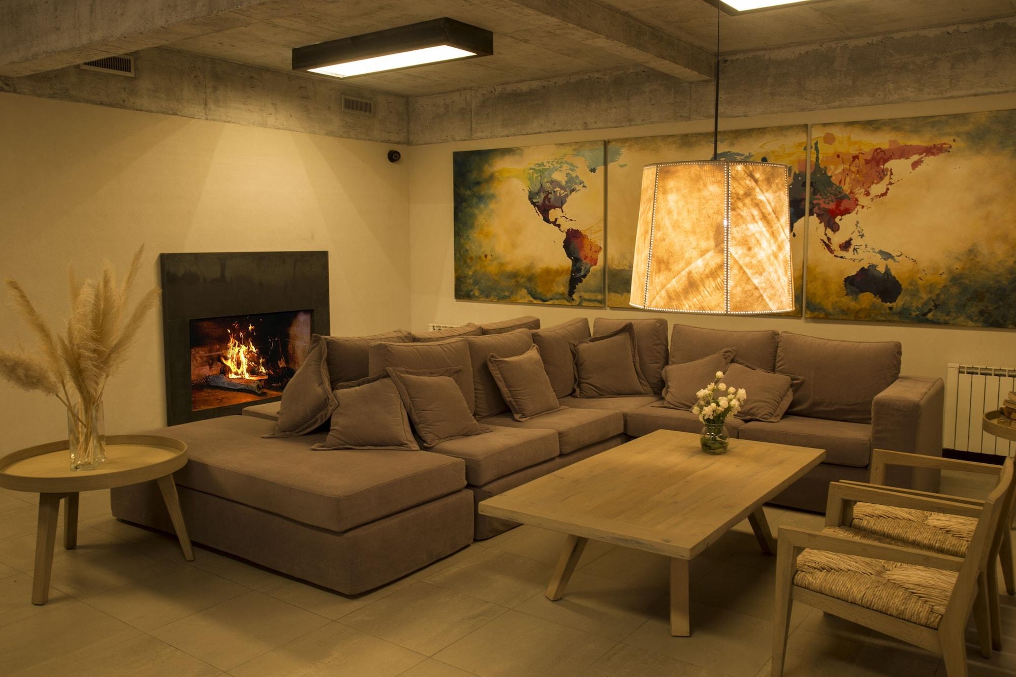Vista Lobby Lodge Rocas del Plata