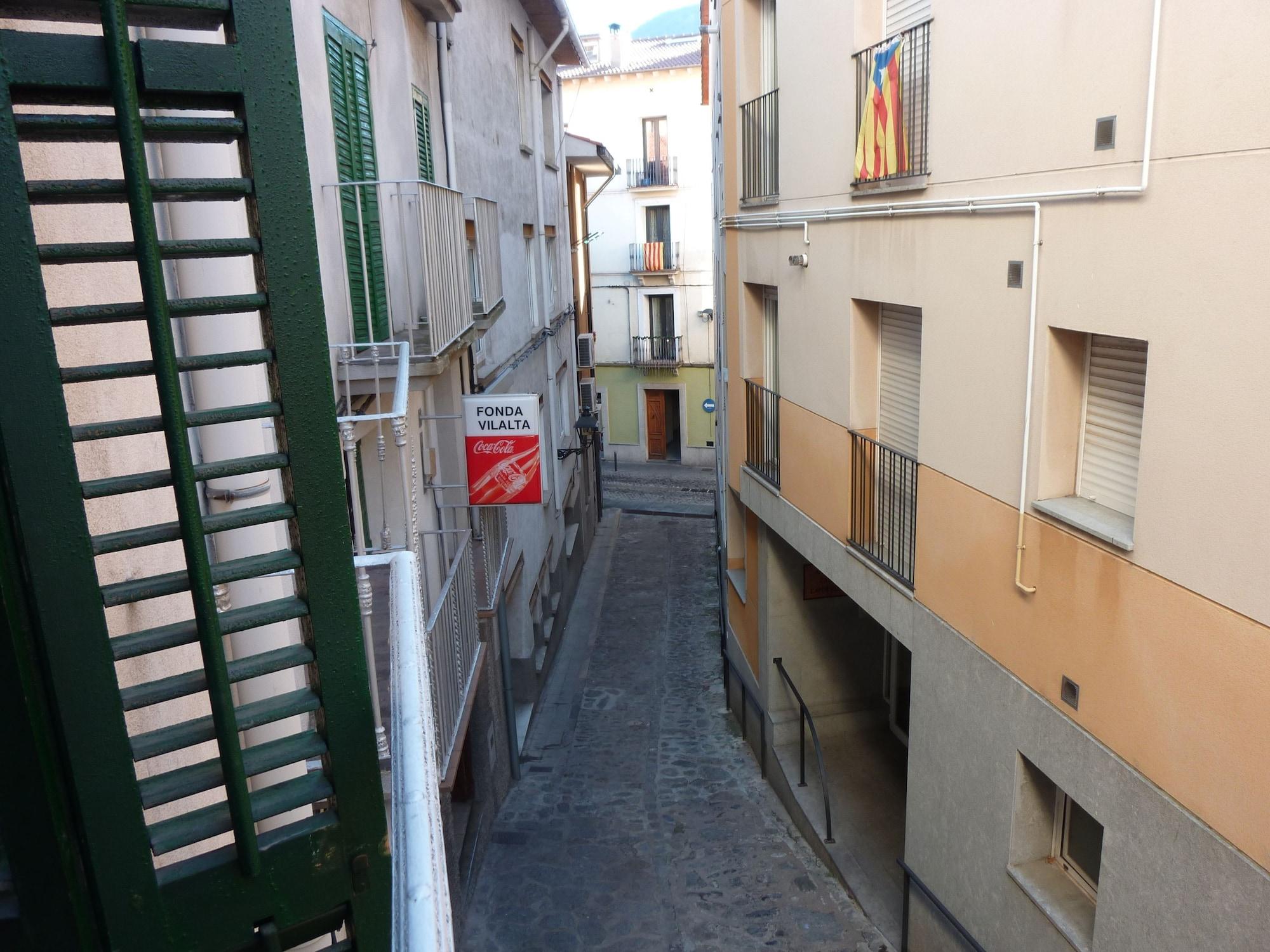 Vista Exterior Pensión Fonda Vilalta
