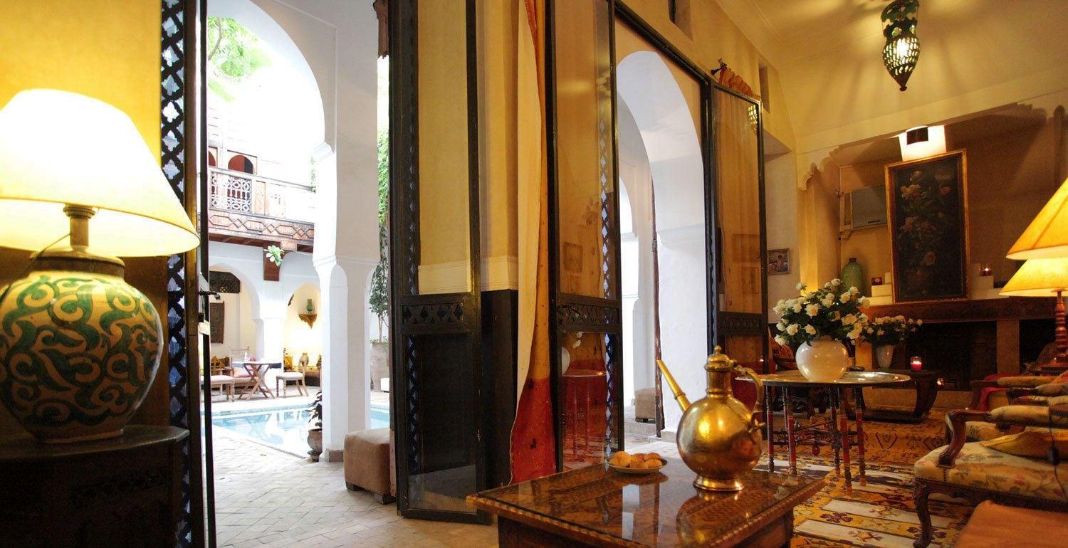 Vista Lobby Riad Lyla Marrakech