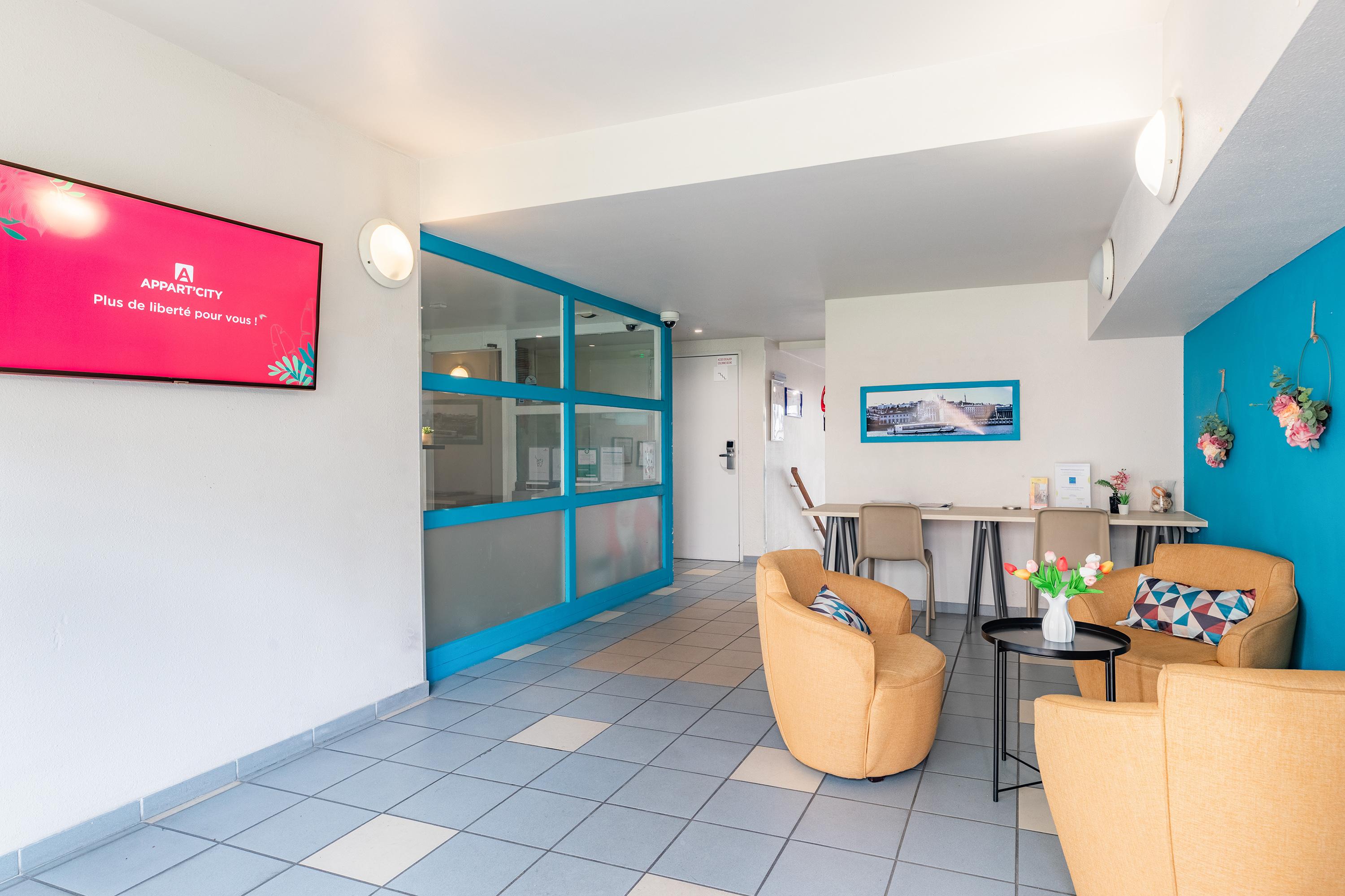 Vista Lobby Appart'city Classic Lyon Part Dieu Villette