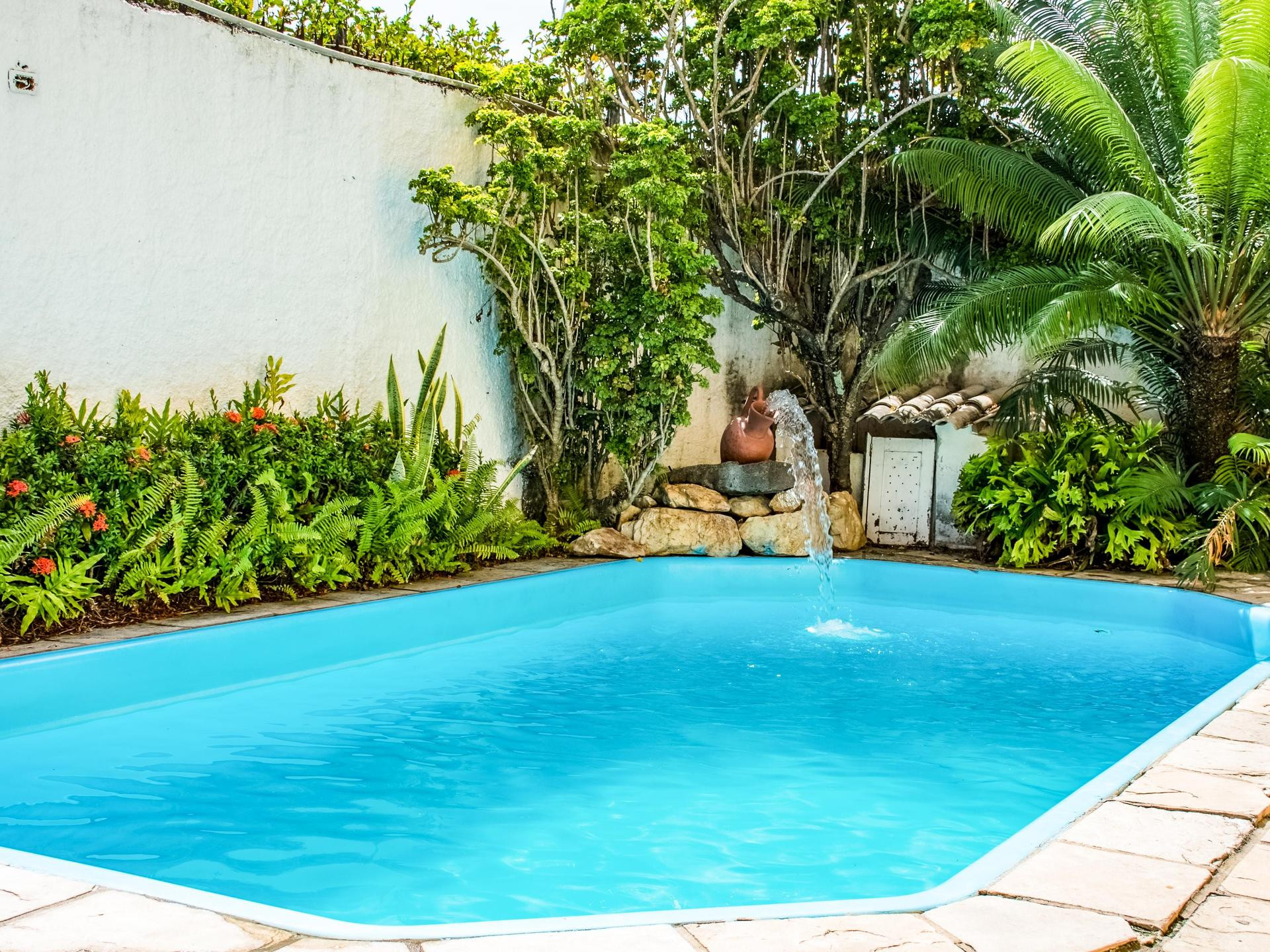 Vista Piscina Aguamarinha Pousada