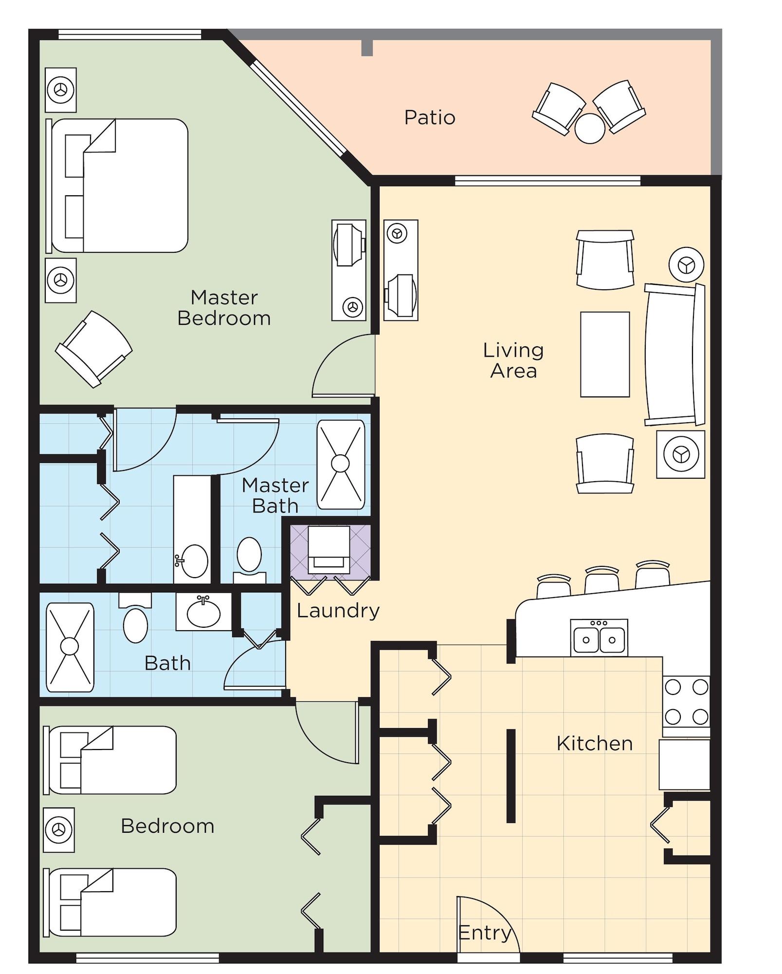 Habitación Club Wyndham Orlando International