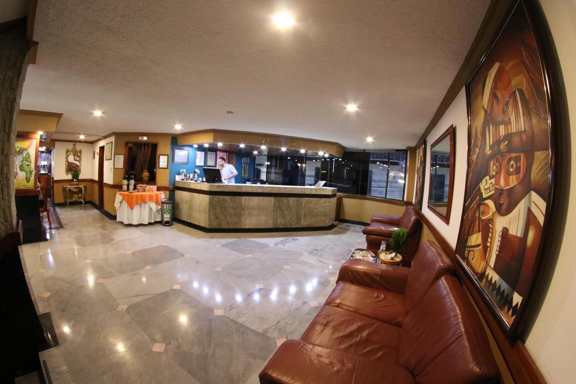 Vista Lobby Hotel Don Saul