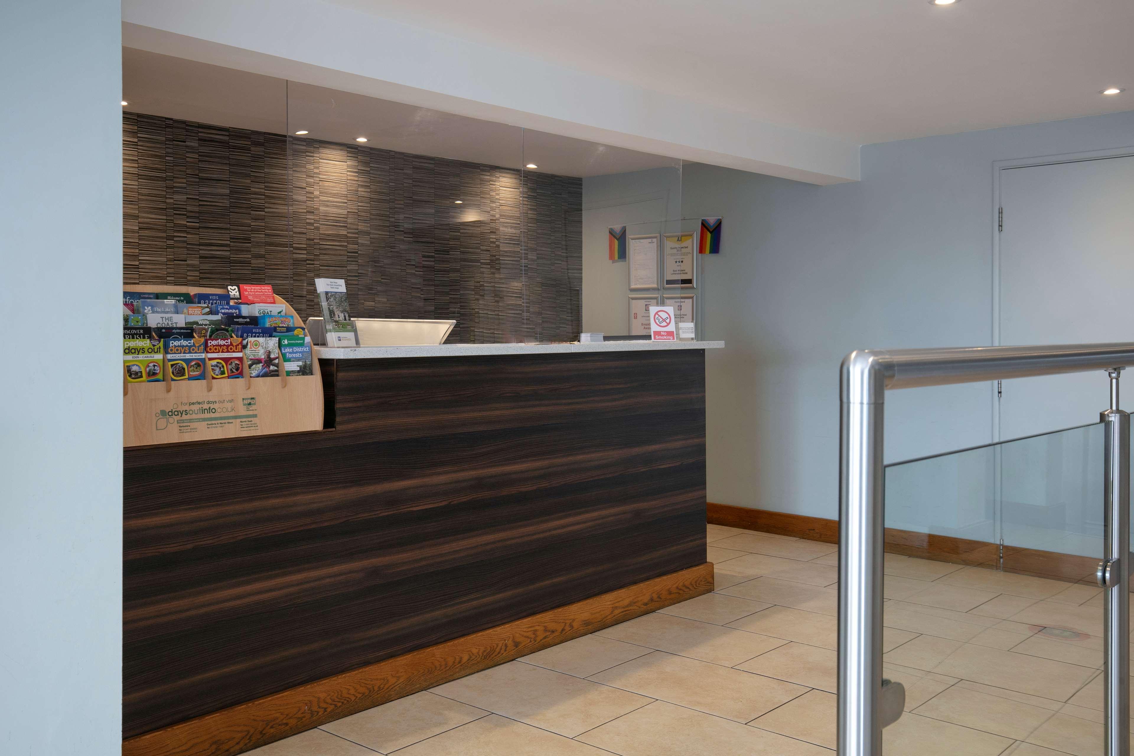 Vista Lobby Best Western Lancaster Morecambe Lothersdale Hotel