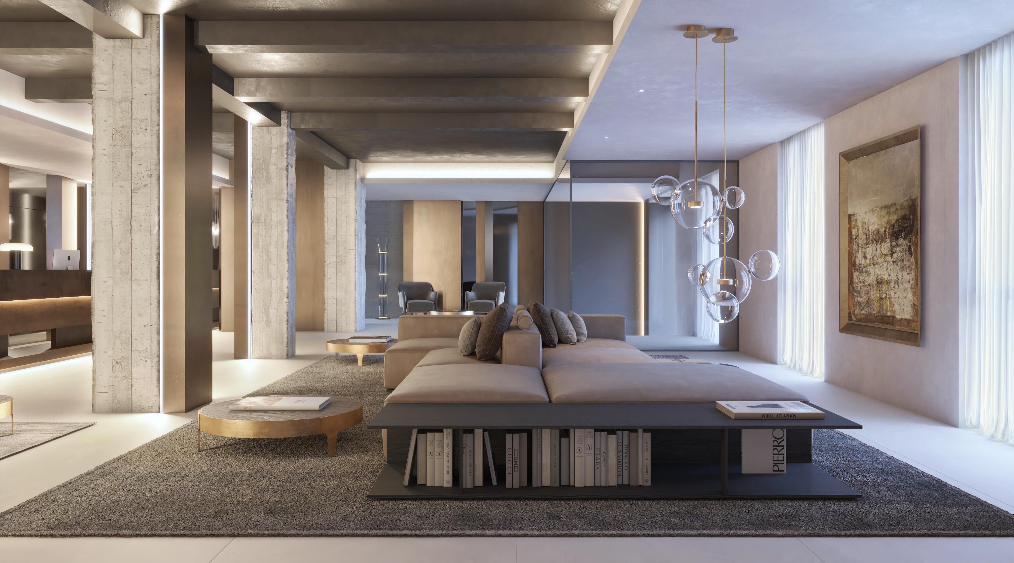 Vista Lobby Joy 124 Hotel Milano