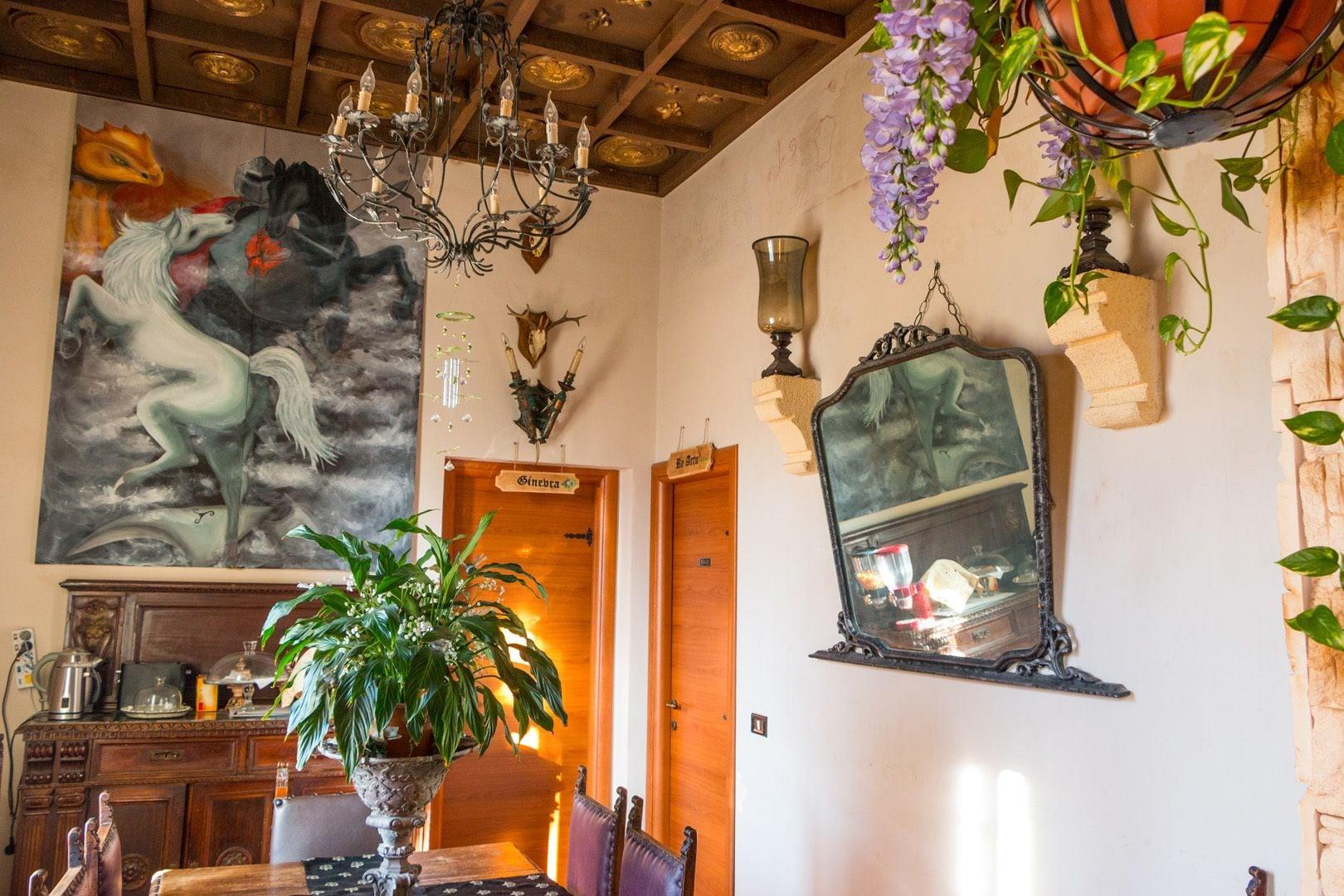 Vista Lobby Camelot B&B Palermo