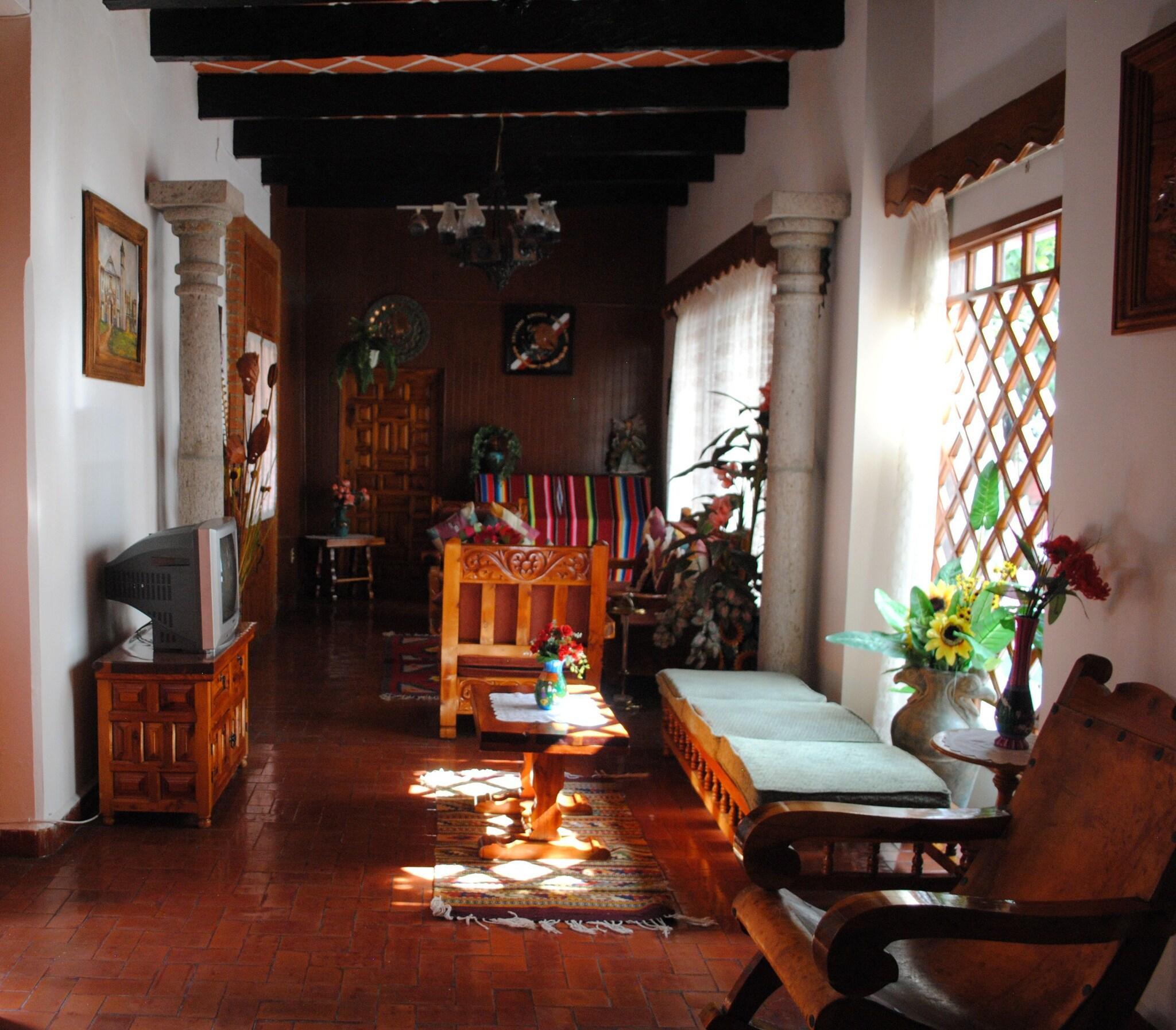 Vista Lobby Hotel Posada La Casona de Cortes